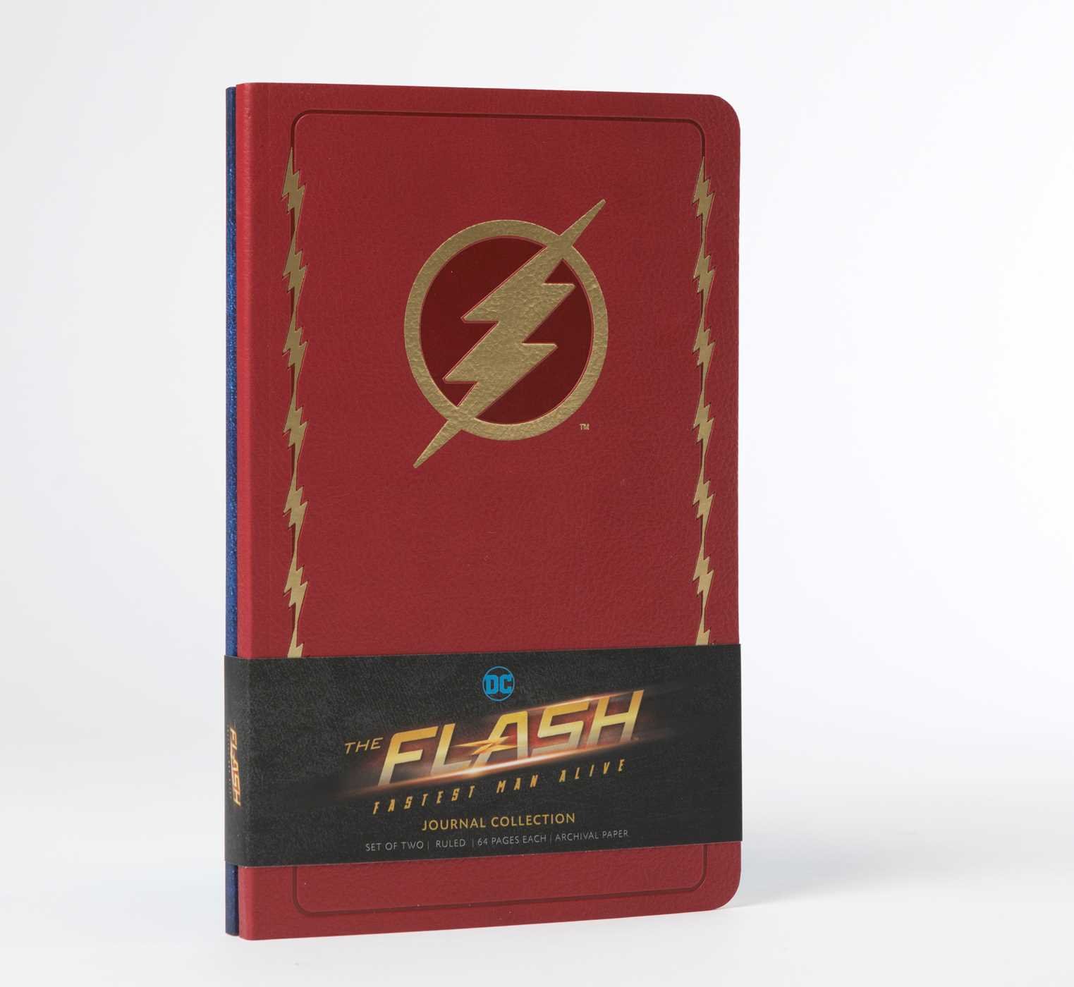The Flash: Journal Collection (Set of 2) - DC Comics Notebooks for Superhero Fans - Perfect for Writing, Drawing & Collecting