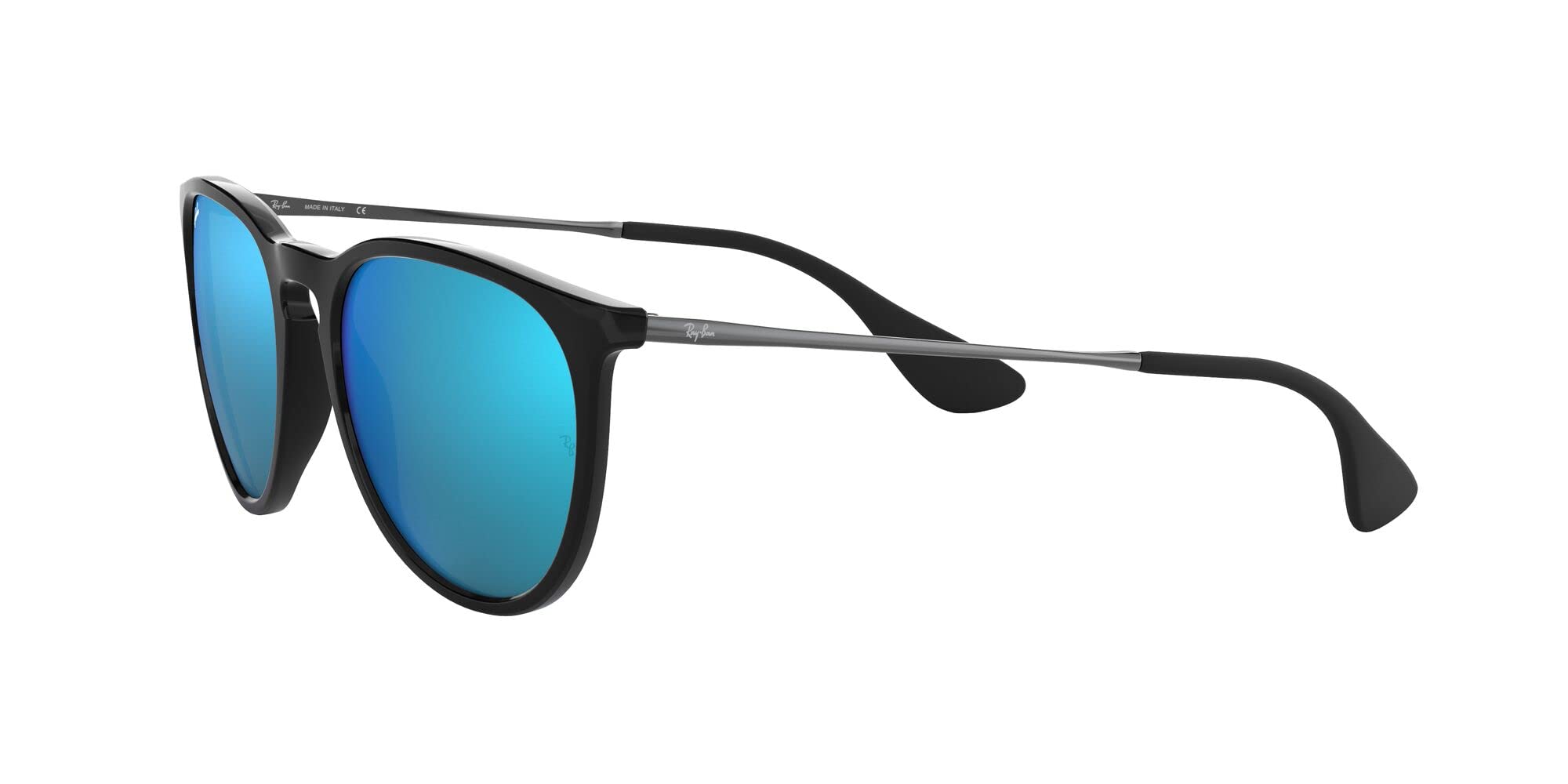 Ray-Ban RB4171 Erika Round Polarized Sunglasses for Women - UV Protection, Classic Retro Style - Perfect for Driving, Beach & Outdoor Activities