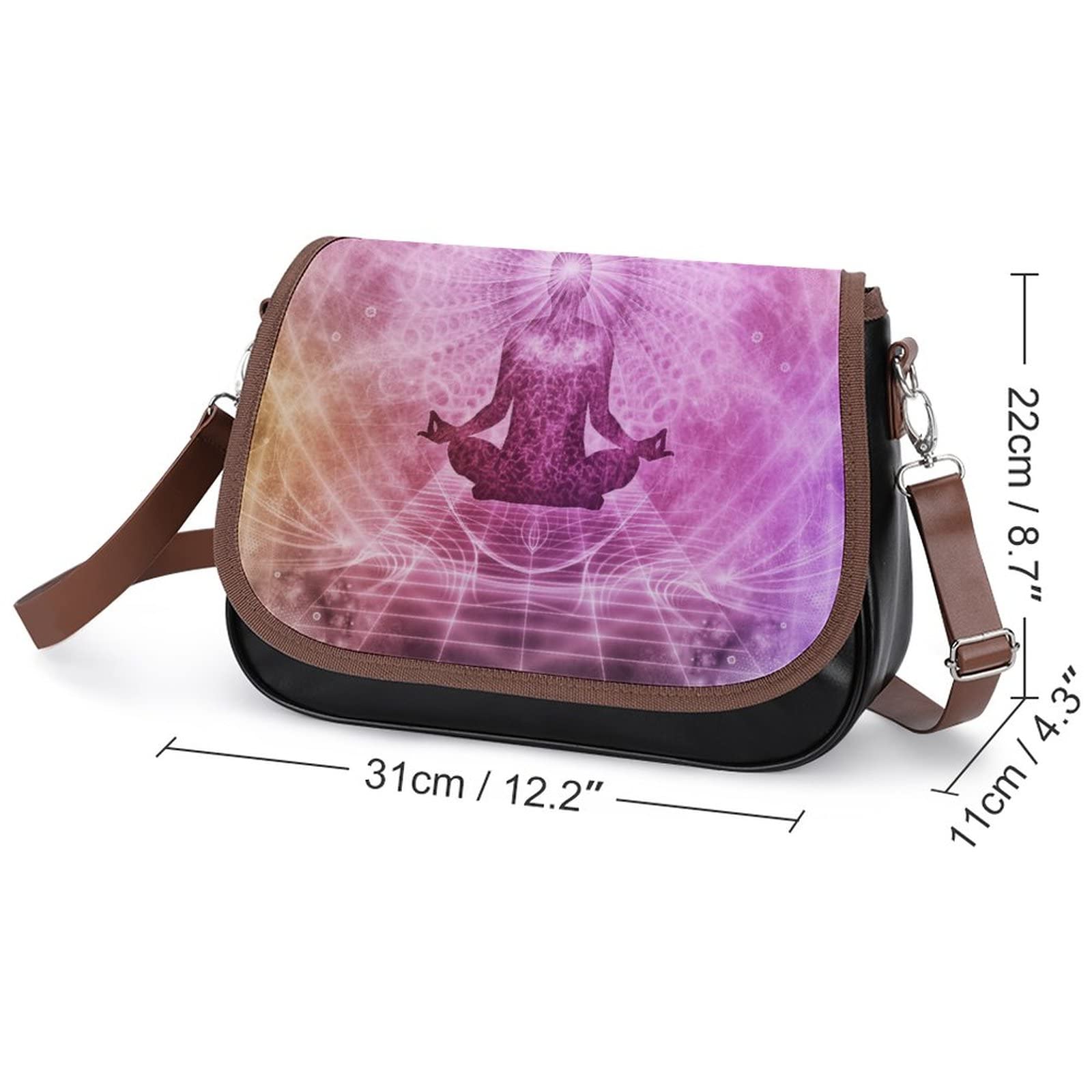 Stylish Women's Crossbody Bag - Genuine Leather Shoulder Purse for Everyday Use, Classic Hobo Satchel in Pink | Perfect for Work, Travel & Shopping