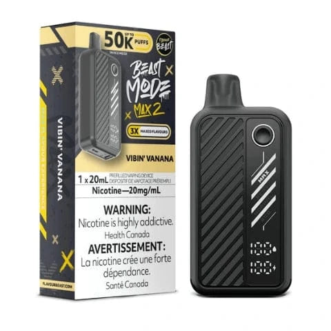 Flavour Beast Mode MAX 2 50K Disposable Vape - 50000 Puffs | 20mL E-Liquid Capacity | Long-Lasting Vaping Device for Travel, Work & Social Events