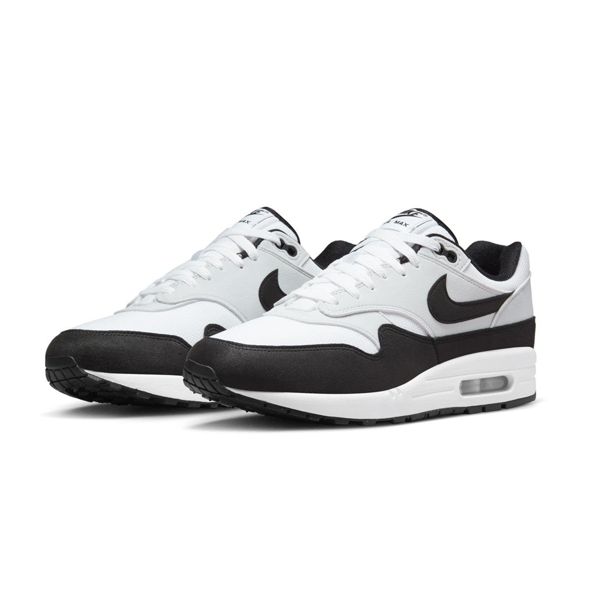 Nike Air Max 1 'White Black' Running Shoes - Men's Comfortable Sneakers for Casual Wear, Gym & Daily Activities