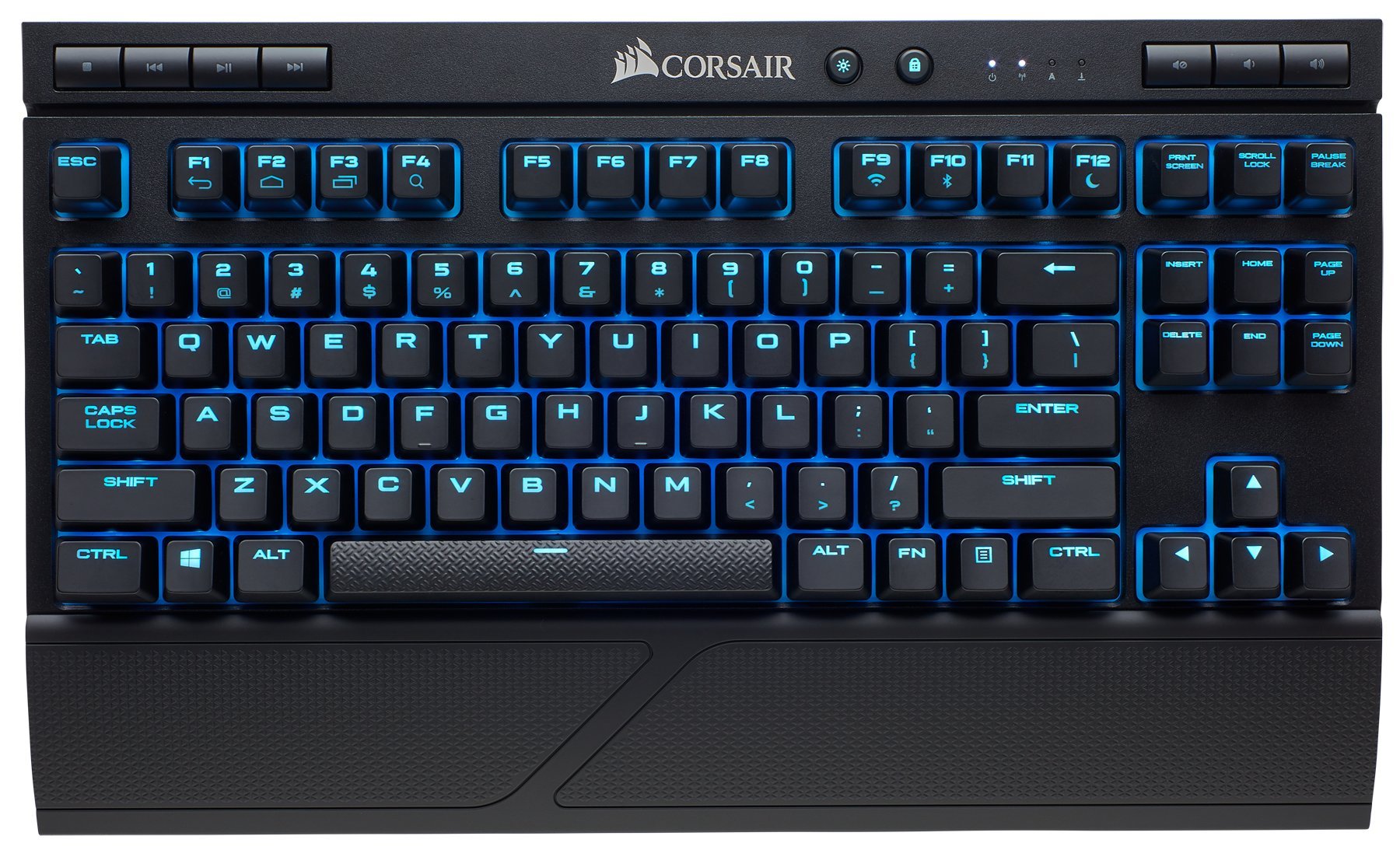 Corsair K63 Wireless Mechanical Gaming Keyboard - Cherry MX Red, Ice Blue LED for PC Gaming