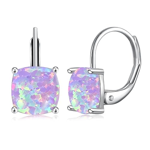 White-Purple Opal