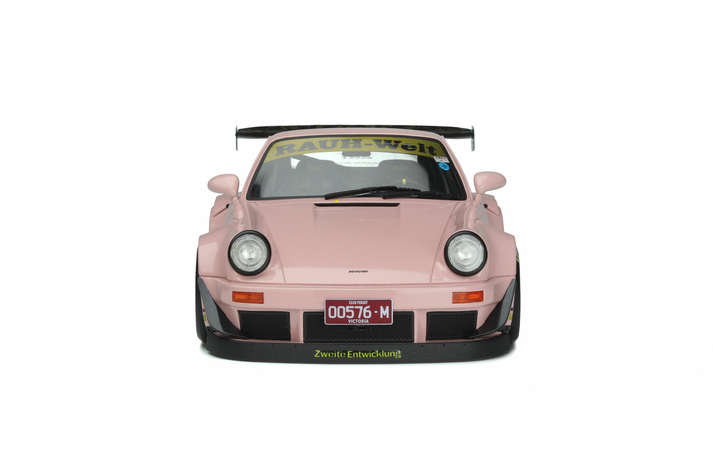 GT Spirit 1:18 Scale Porsche RWB Southern Cross Edition Diecast Model Car - Pink Collectible for Display, Gift & Racing Enthusiasts
