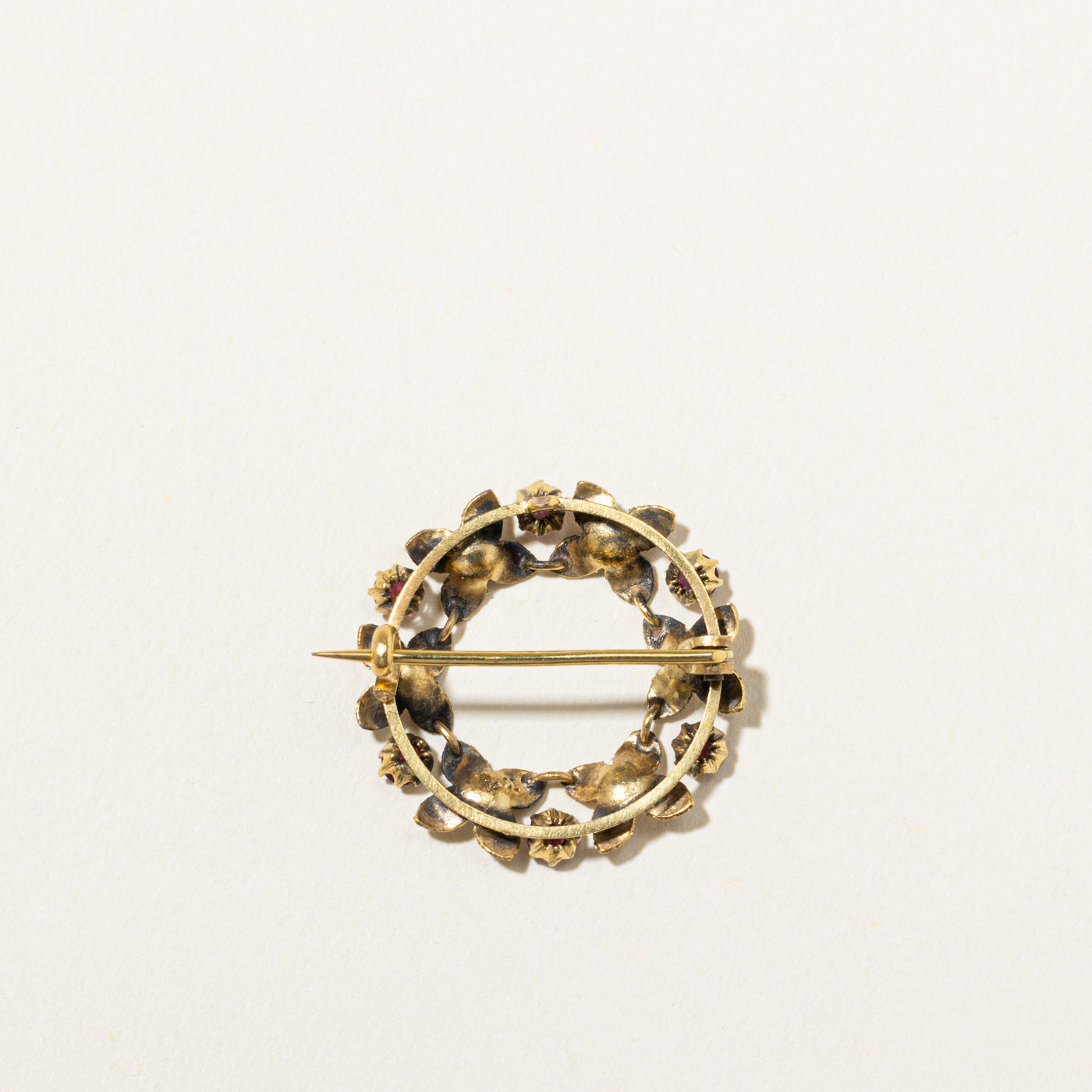 Elegant Pink Tourmaline & Pearl Wreath Brooch - 0.40ctw Gemstone Jewelry for Women | Perfect for Weddings, Parties & Special Occasions