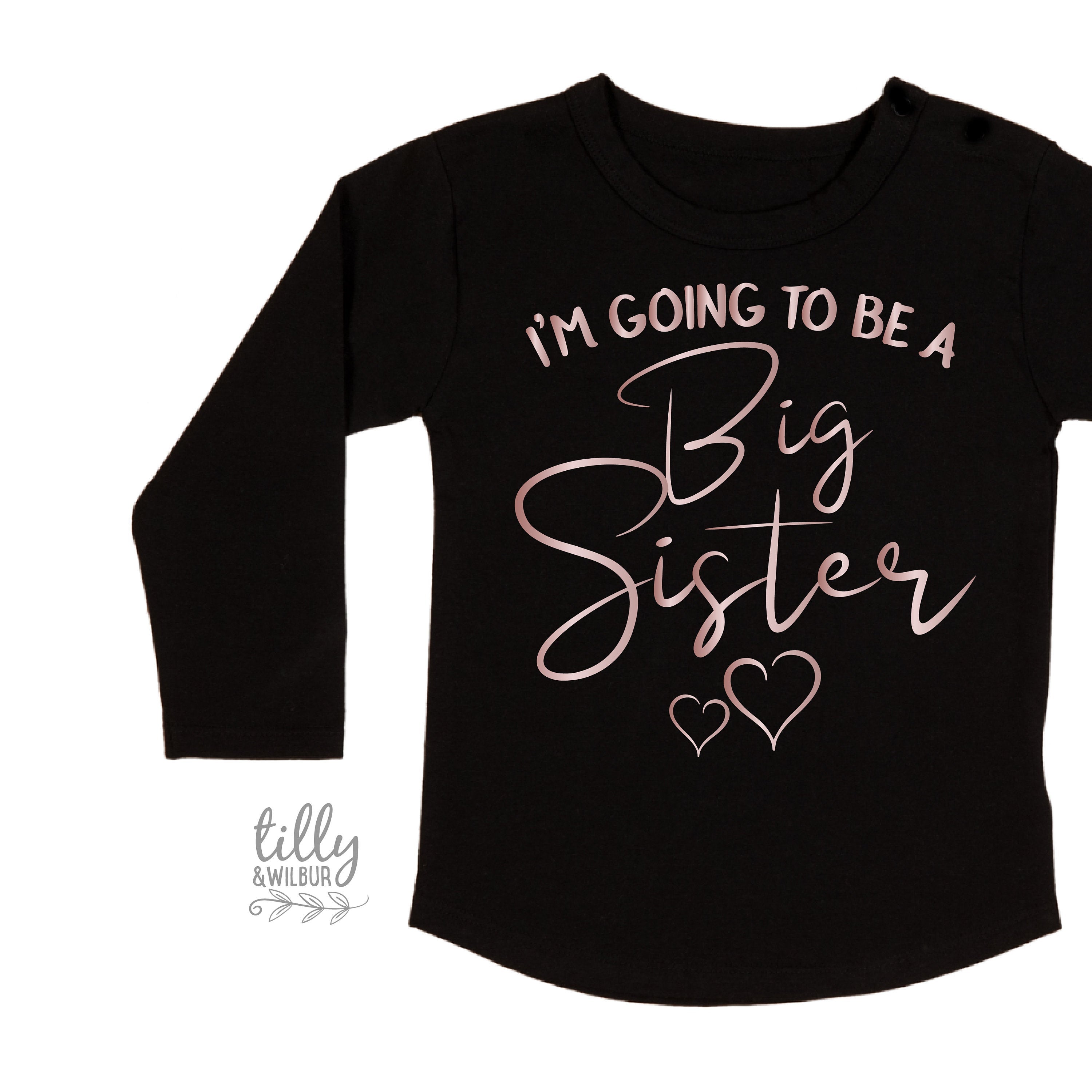 Big Sister T-Shirt - Comfortable & Stylish Sibling Gift for Women & Girls - Perfect for Family Reunions, Birthdays & Sister Bonding Moments