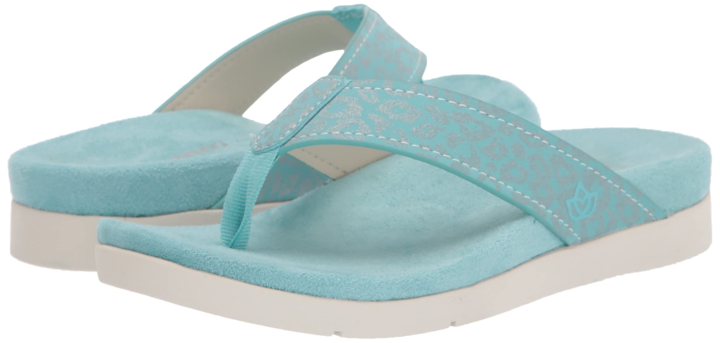Spencos Women's Yumi Candy Stripe Comfort Sandals - Arch Support & Cushioned Footbed for Walking, Travel & Summer Outfits