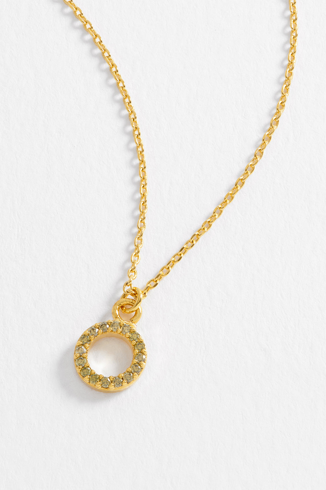 Circle CZ Pendant Necklace - Elegant Cubic Zirconia Jewelry for Women | Perfect for Everyday Wear, Date Nights & Special Occasions