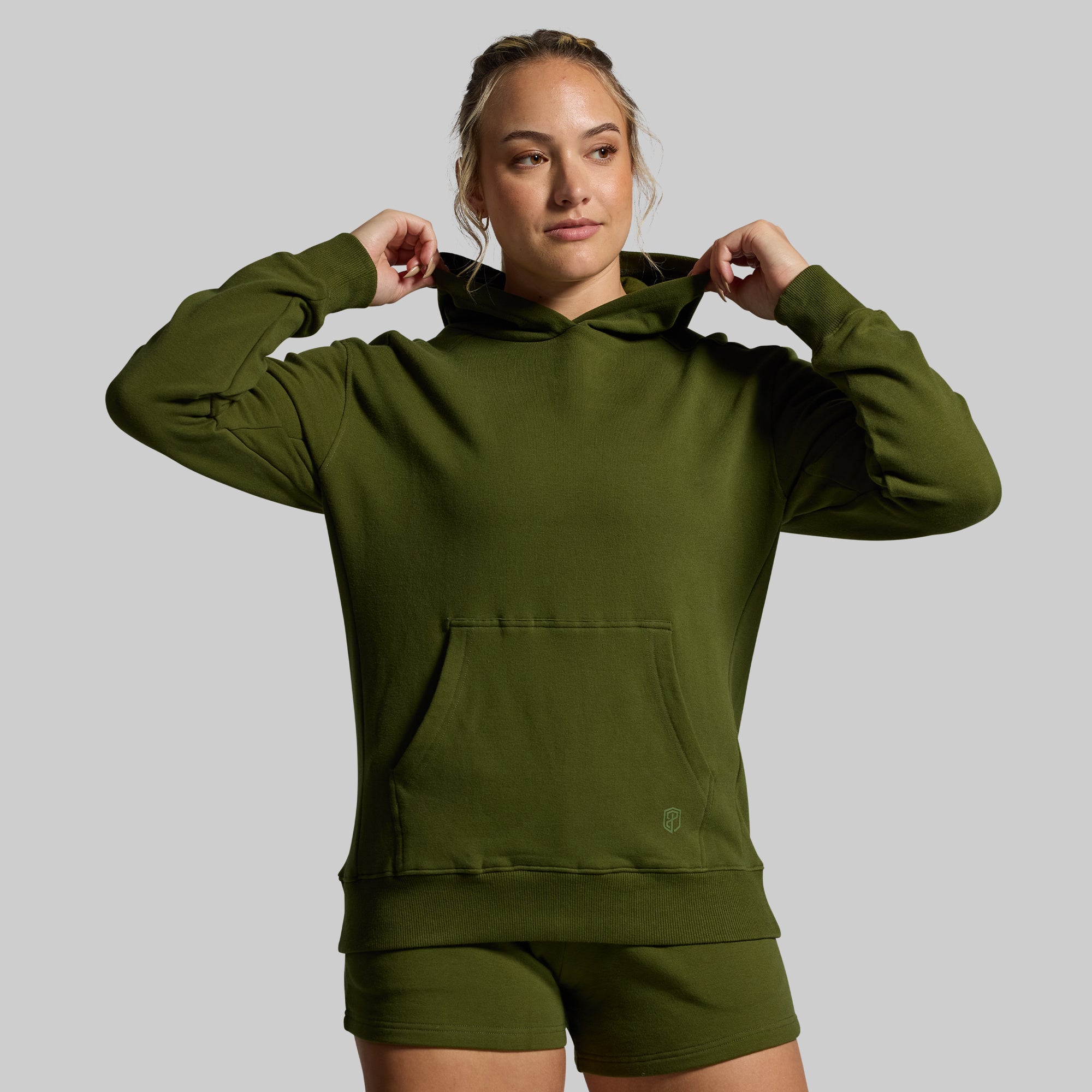 Women's Unmatched Hoodie - Military Green | Soft Fleece Pullover Sweatshirt | Casual Streetwear & Loungewear for Everyday Comfort