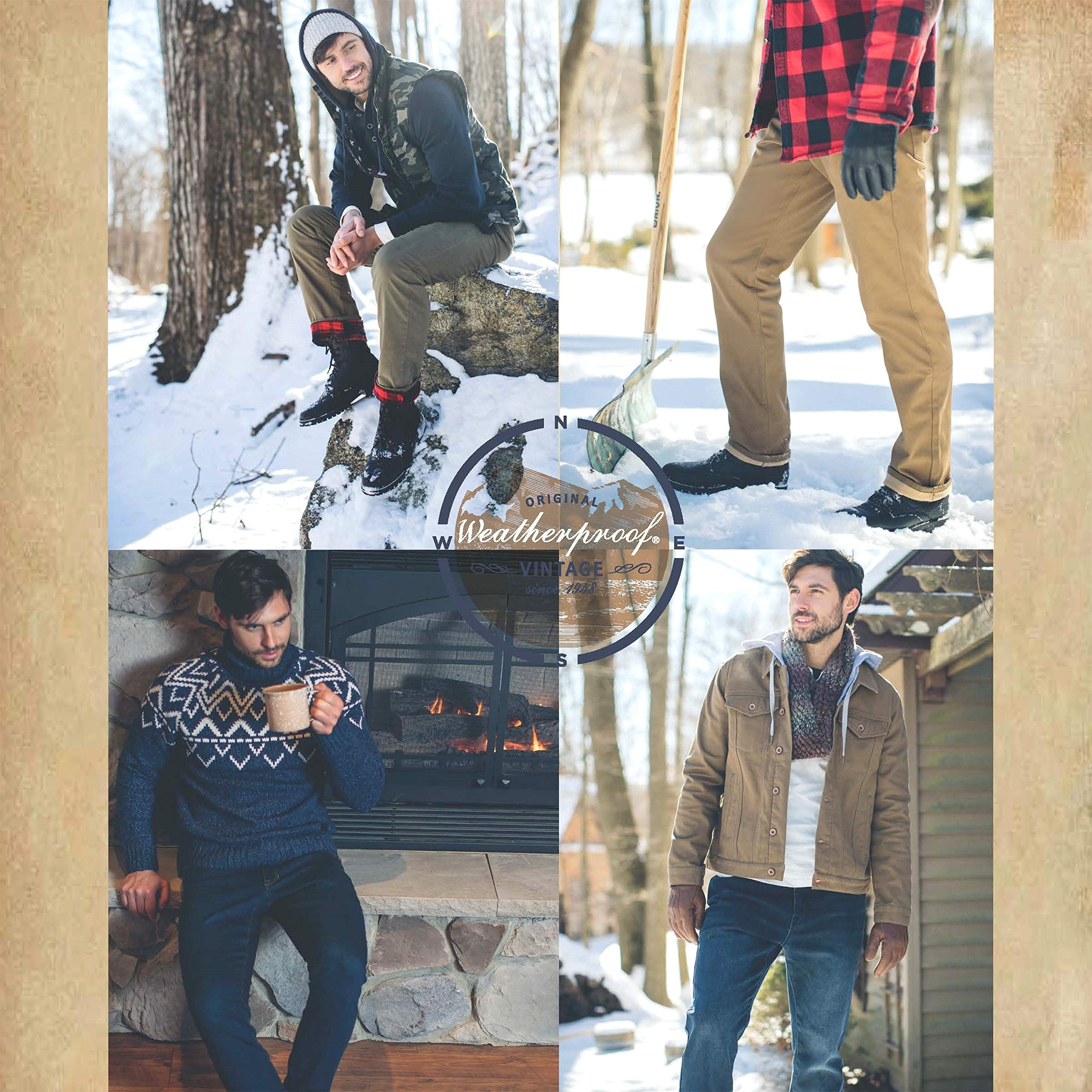 Vintage Men's Weatherproof Jeans | Super-Soft Stretch Denim Pants | Slim Fit Blue & Black Jeans for Casual Wear & Outdoor Activities