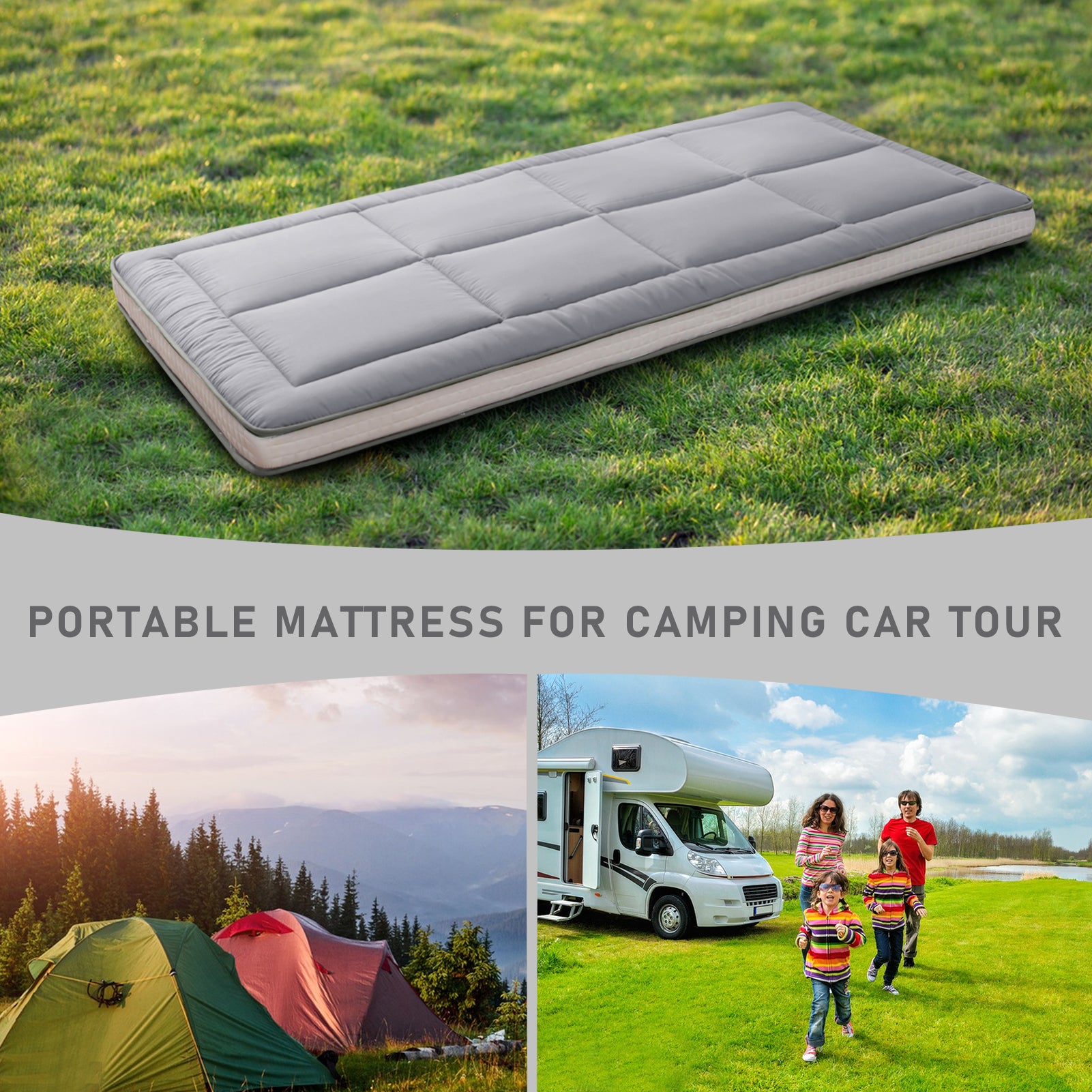 MAXYOYO 32 x 75 Inch Cot Size Futon Mattress - Foldable Floor Mattress, Tatami Mat for Guest Bed, Camping & Home Decor | Comfortable & Space-Saving Sleeping Solution