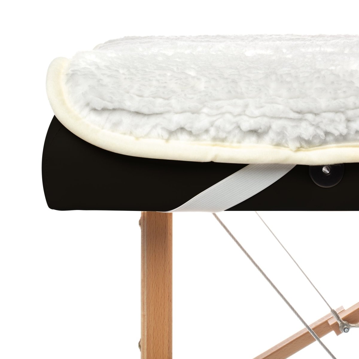 2-Piece Fleece Massage Table Pad Set for Spa, Salon & Home Use - Soft & Comfortable Massage Bed Covers