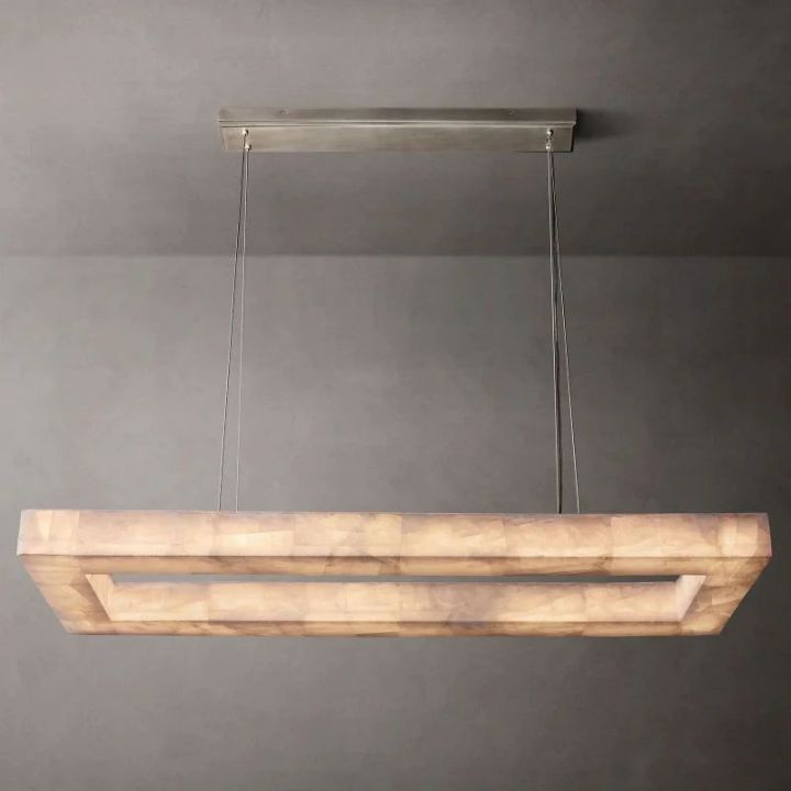 Derive Rectangular Calcite Chandelier 54