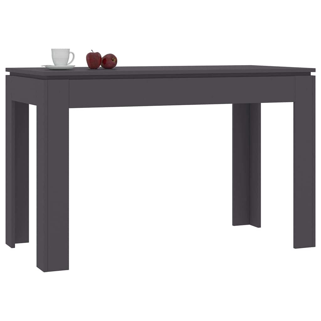 Modern Gray Height-Adjustable Dining Table - 47.2