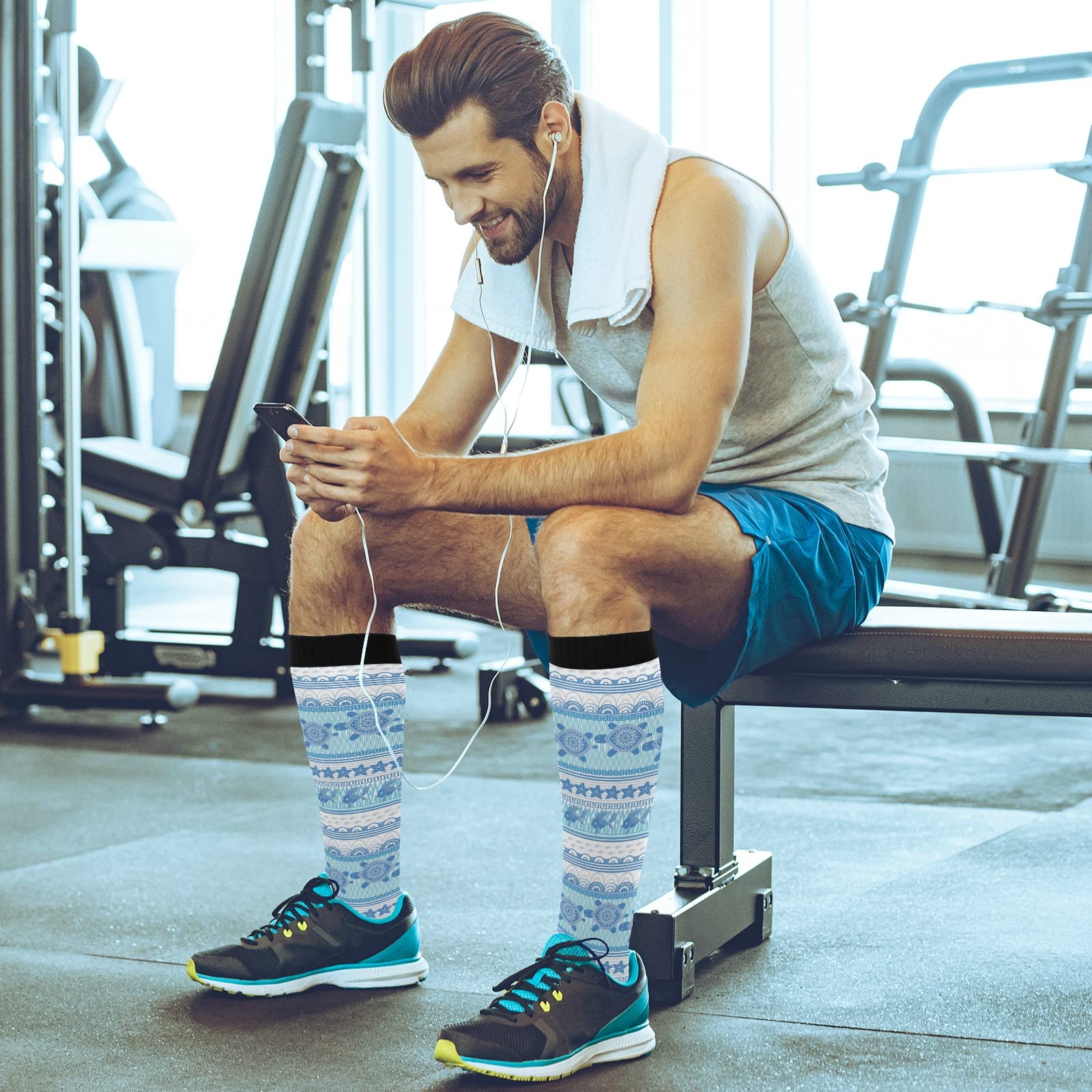 Best Compression Socks for Women & Men - Medical Grade Support for Running, Cycling, Nursing & Travel - Improve Blood Circulation & Reduce Swelling (Perfect for Athletes, Nurses & Frequent Flyers)