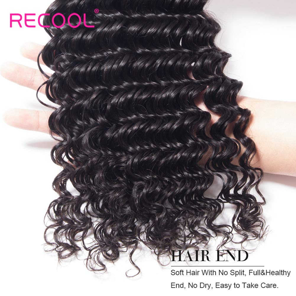 RECOOL 10A Brazilian Human Hair Extensions - 18