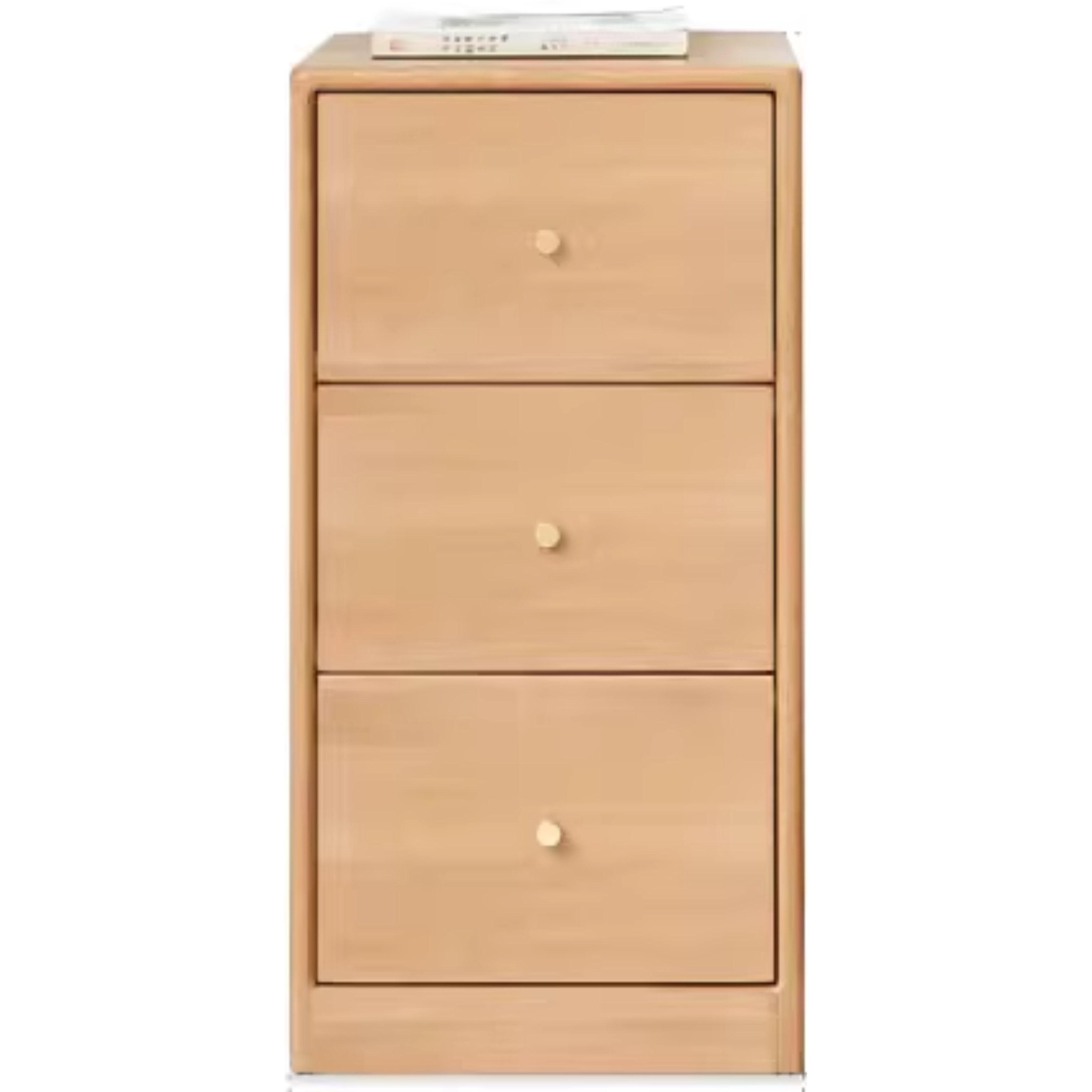 11.8x15x23.2inch / 30x38x59сm / Natural Wood Color / Beech three-drawer cabinet / WORLDWIDE DELIVERY 5-6 WEEKS