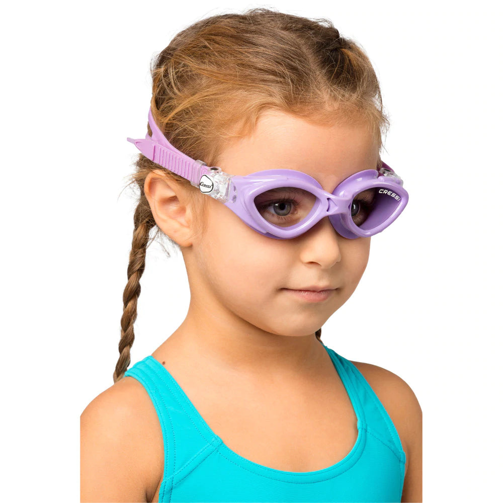 Cressi King Crab Snorkeling Fins - Lightweight & Comfortable for Scuba Diving, Swimming & Beach Activities - Lilac Color