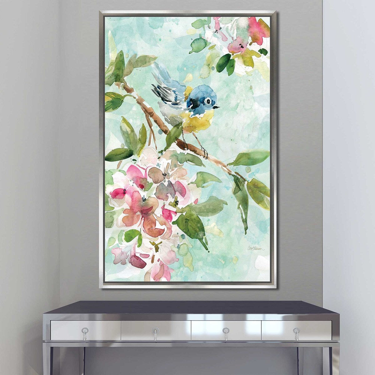 Carol Robinson 'Asbury Garden Song I' Art Print on Floating Canvas - Perfect for Home Decor, Living Room, Bedroom & Office Wall Art