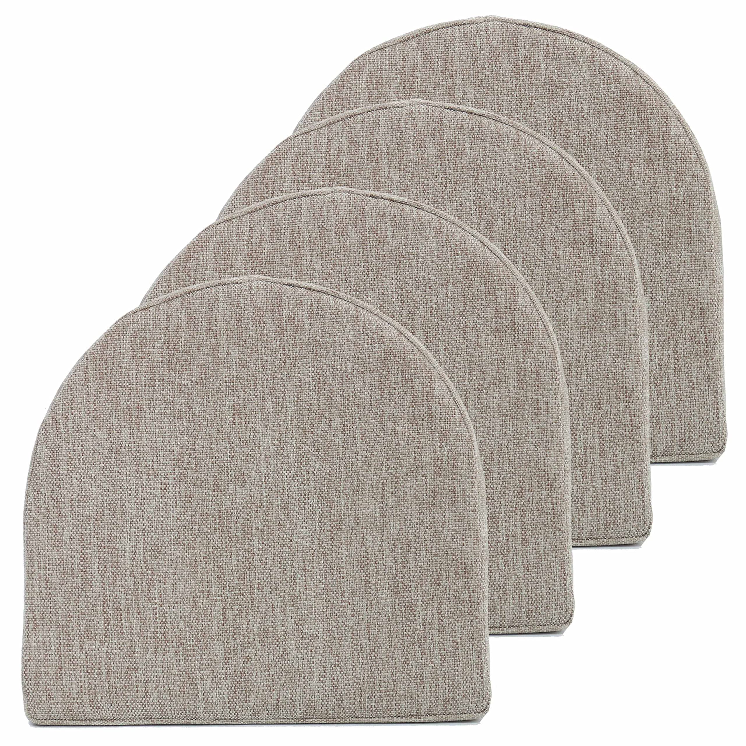 Sweet Home Collection Chair Cushions - 100% High Density Memory Foam Seat Pads (17