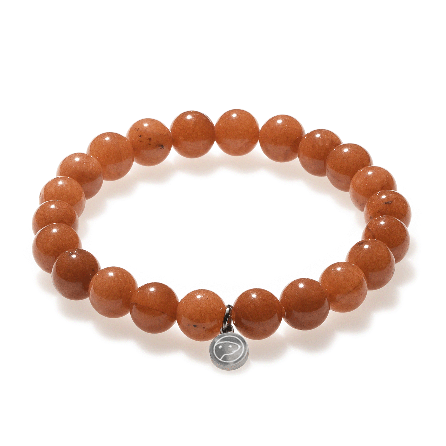 Orange Aventurine Healing Stone Bracelet for Women - Natural Gemstone Beaded Wristband for Stress Relief, Luck & Positive Energy | Perfect for Meditation, Yoga & Spiritual Gifts