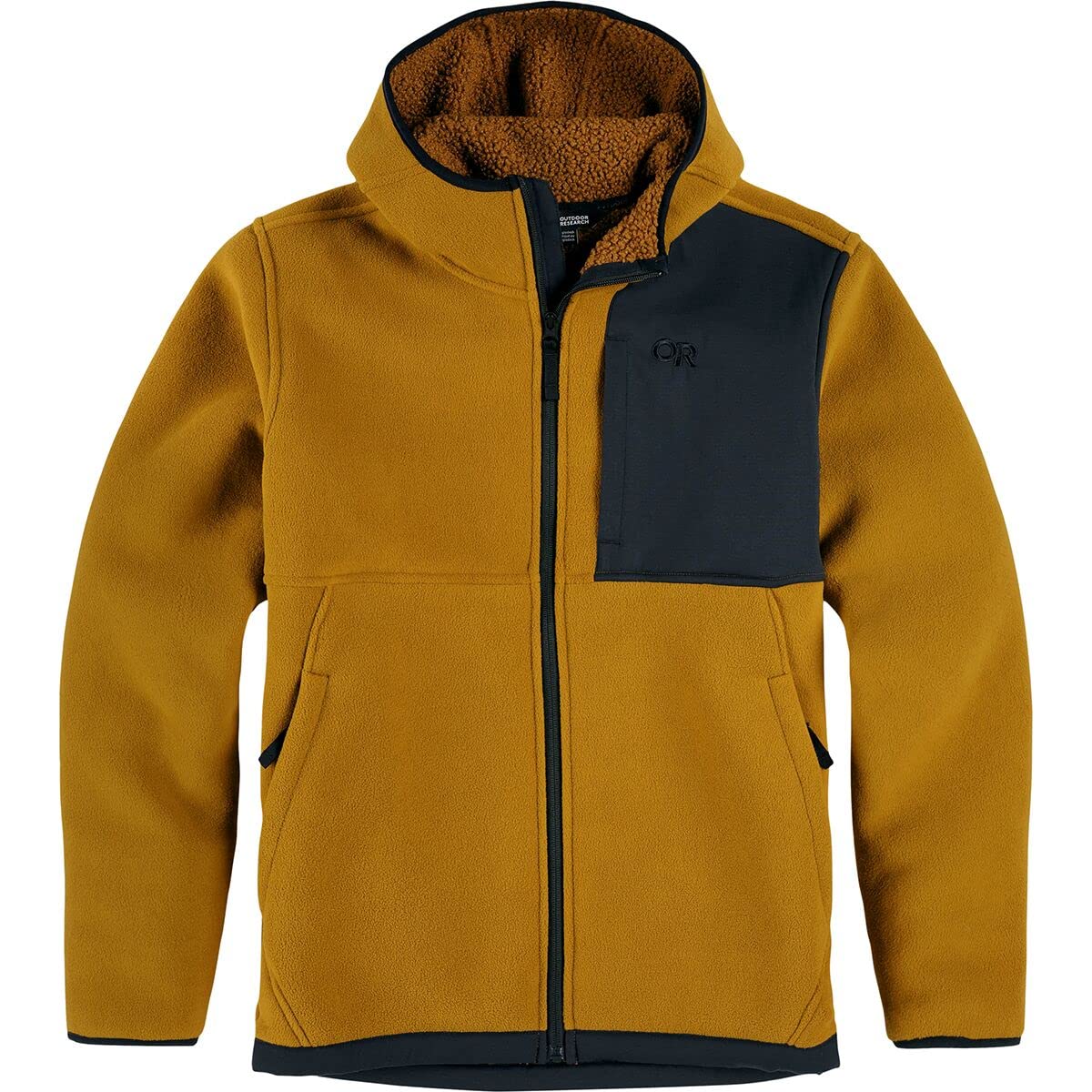 Outdoor Research Juneau Fleece Hoodie for Men - Lightweight Warm Winter Jacket with Hood for Hiking, Camping & Outdoor Adventures