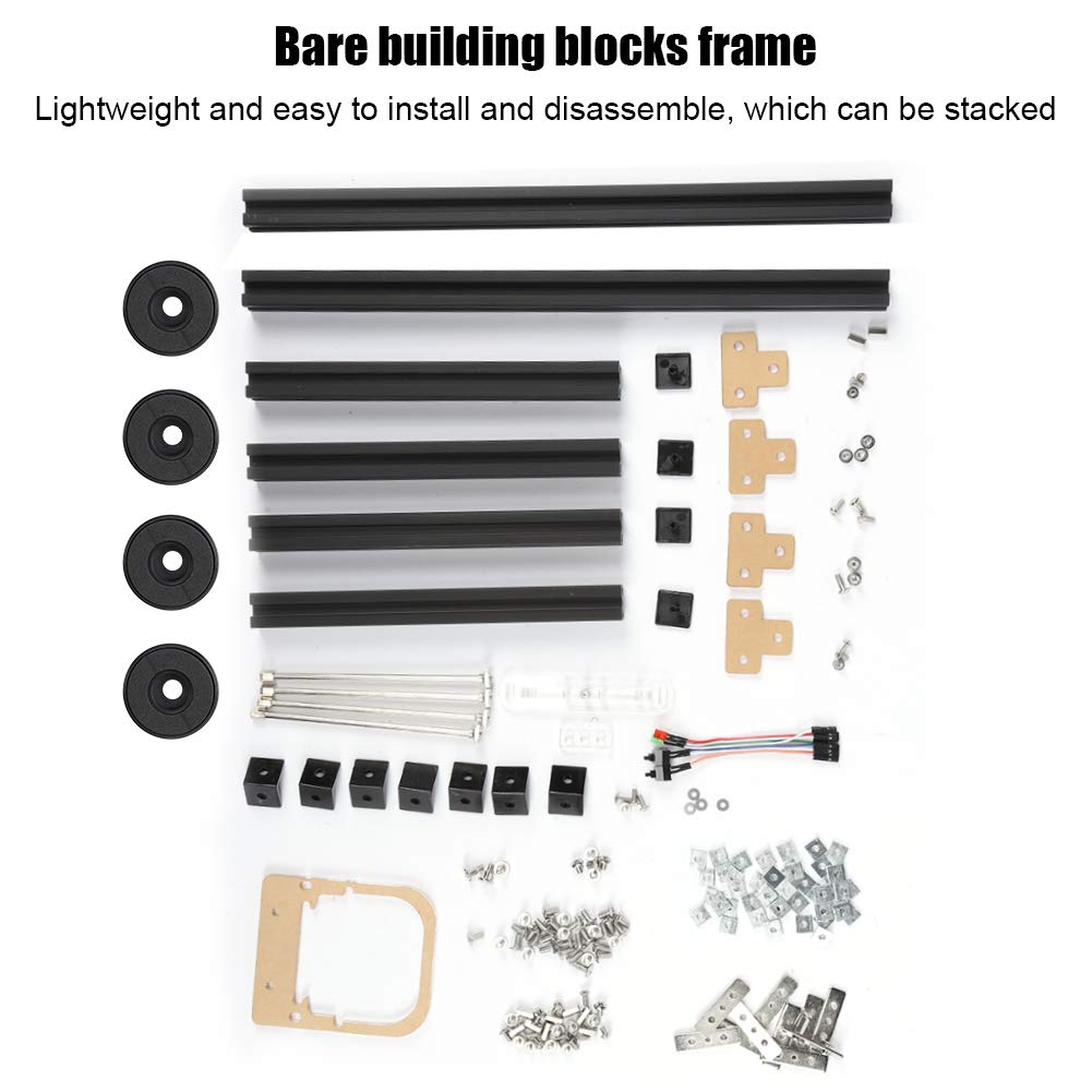 Leapiture Open Frame ATX Computer Case - Stackable Aluminum Alloy DIY PC Building Kit for Gaming & Overclocking | Perfect for Custom PC Builds, Home Office & Esports Setups