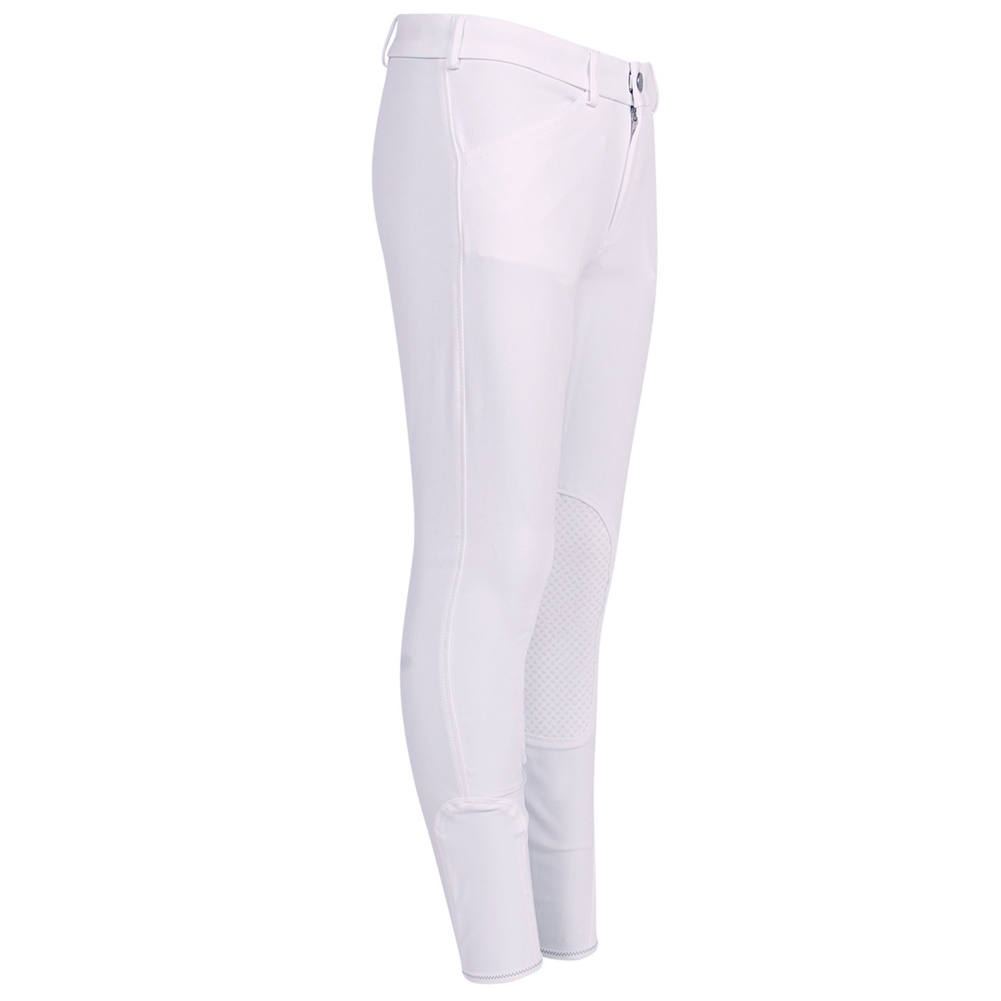 Kids' Breeches with Reinforced Knee Patches - Brooklyn Grip Equestrian Riding Pants for Horseback Riding & Stable Activities