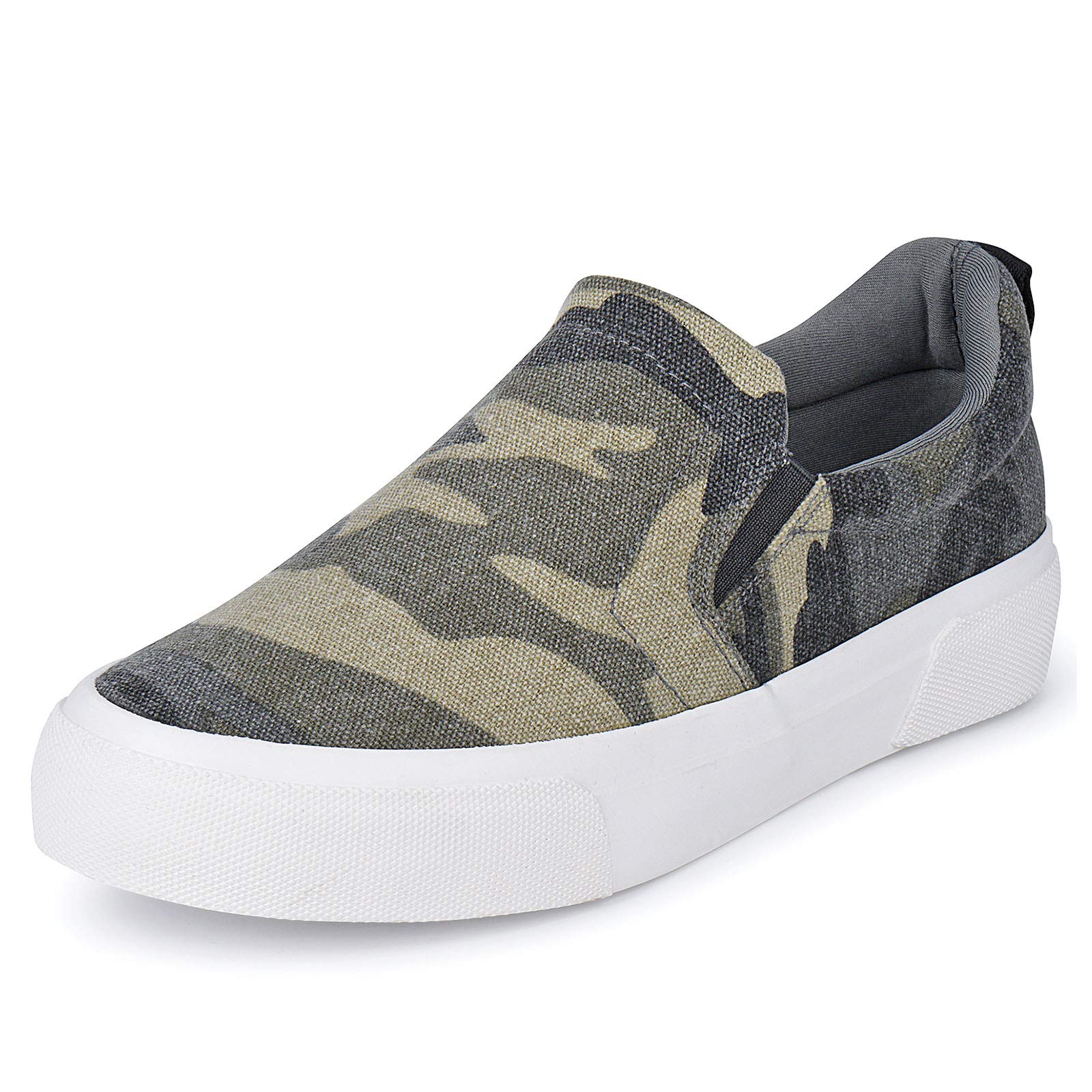 JENN ARDOR Women's Fashion Sneakers - Breathable Perforated Slip-On Flats for Women | Comfortable Walking Shoes | Casual Everyday Wear for Work, Travel & Outings
