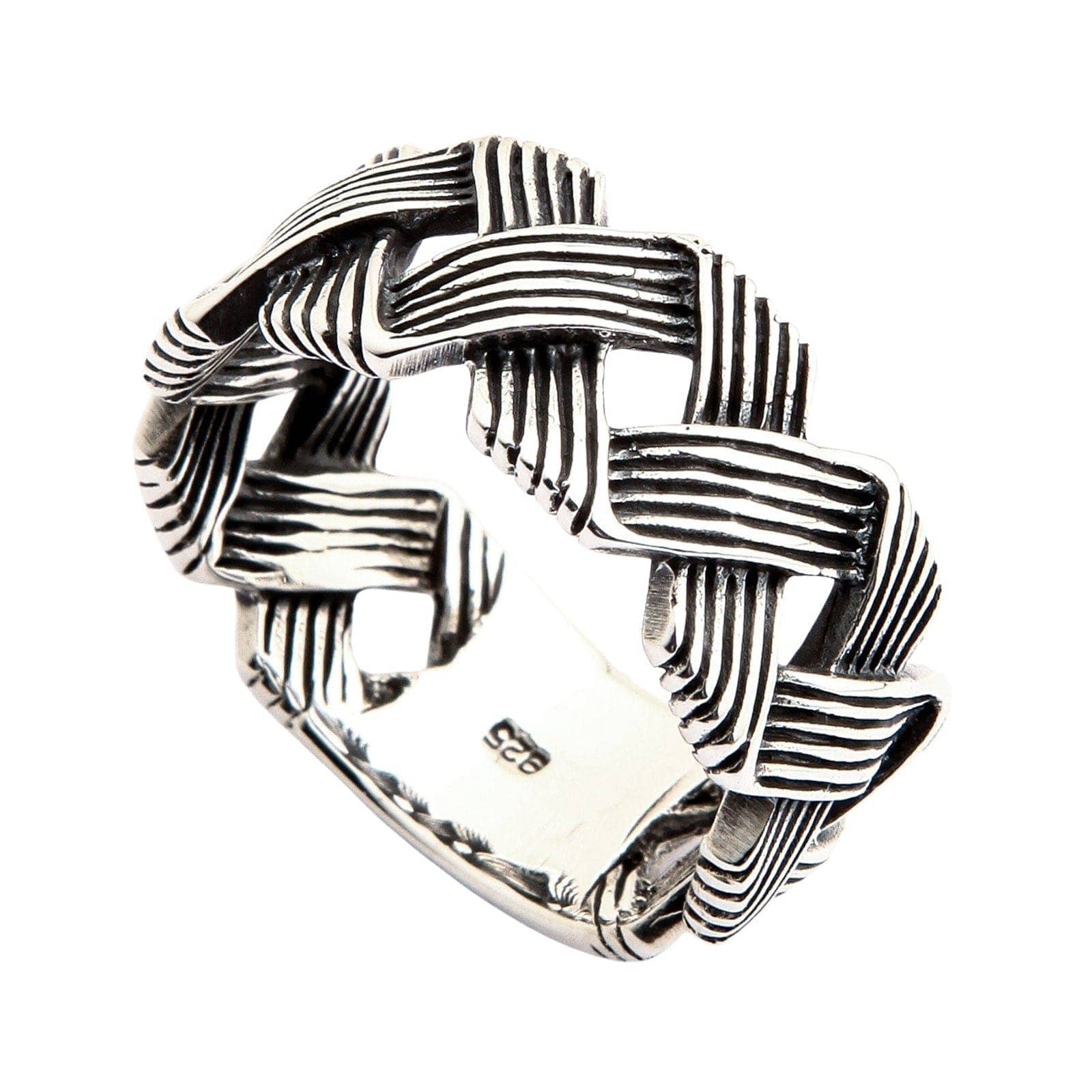 Handmade Wave Knot Sterling Silver Band Ring for Women - Boho Chic Jewelry for Everyday Wear & Special Occasions