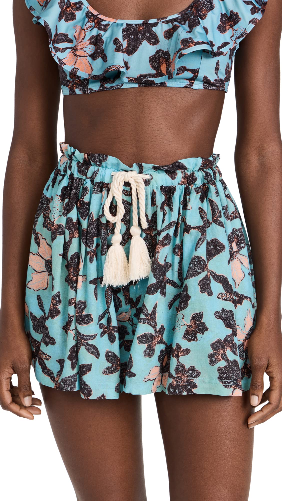 Ulla Johnson Women's Bijou Shorts - Stylish & Comfortable High Waist Denim Shorts for Summer | Perfect for Beach, Vacation & Casual Outings