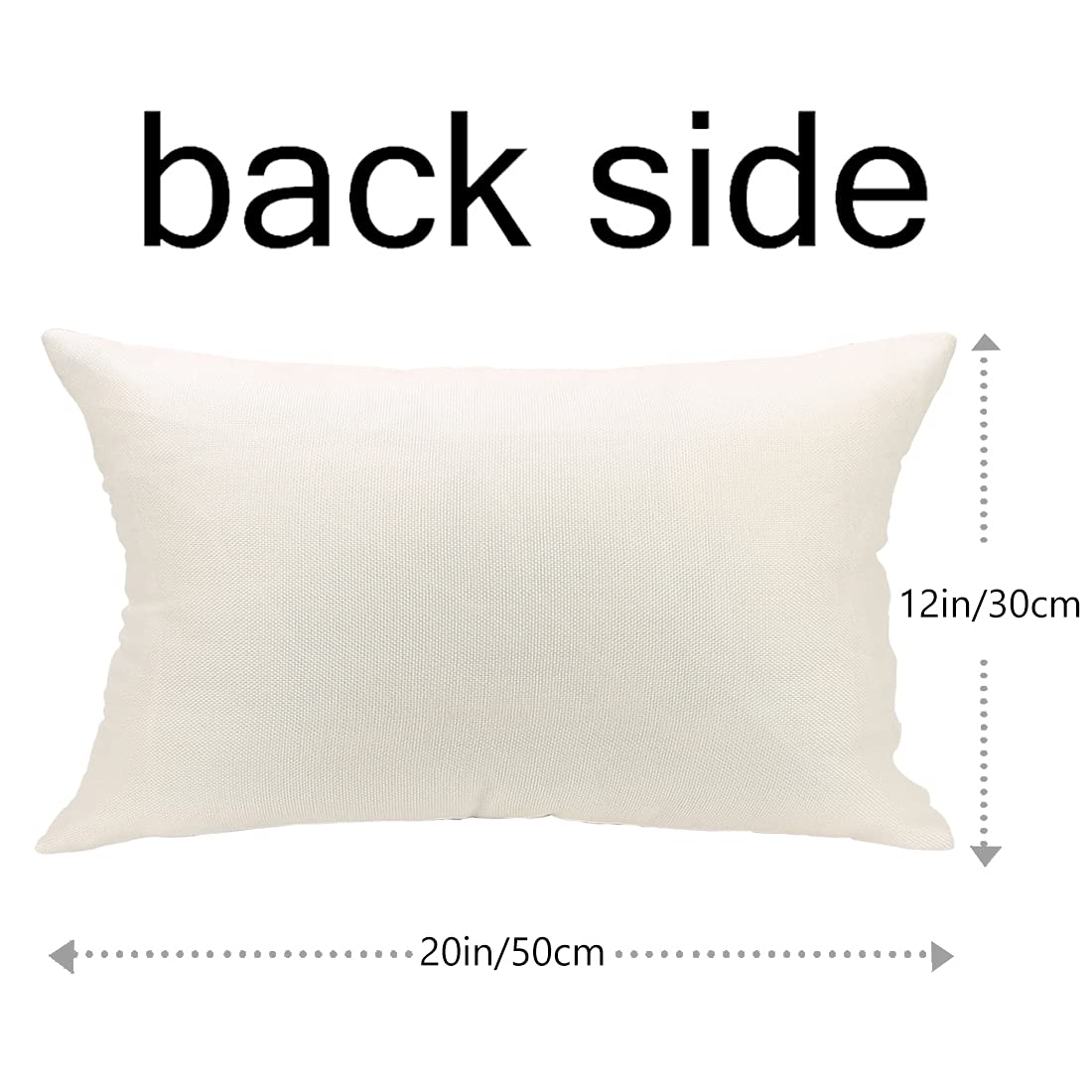 Set of 2 Grey and White Striped Linen Throw Pillow Covers 12x20 Inch - Modern Farmhouse Decorative Cushion Cases for Sofa, Couch, Bed, Car & Living Room - Perfect for Home Decor, Cozy Living Spaces and Gift Giving