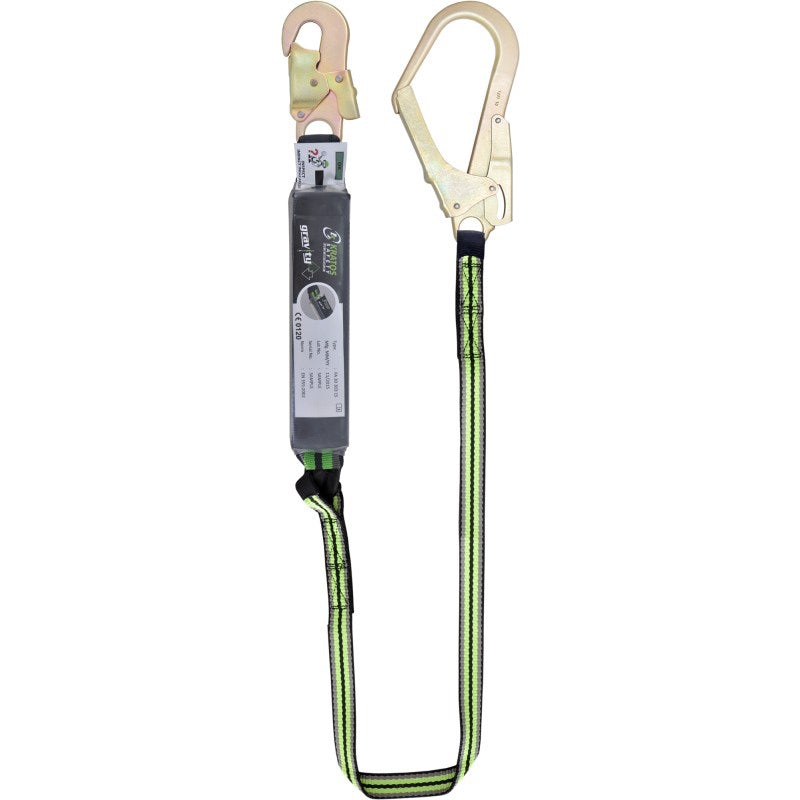 Kratos Shock Absorbing Webbing Lanyard - Heavy Duty Safety Tether for Tools & ID Badges - Perfect for Construction, Warehouse & Outdoor Work