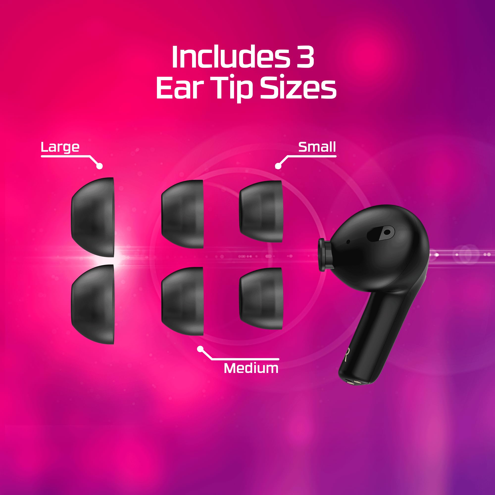 Cloud Mix Buds 2 Wireless Gaming Earbuds with Active Noise Cancelling (ANC), 2.4GHz Dongle & Bluetooth 5.3 - Compatible with PC, PS5, PS4, Nintendo Switch, Android & Steam Deck (USB-C, Black) - Perfect for Competitive Gaming & Mobile Entertainment