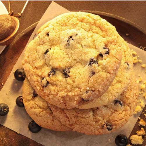 Sweet Street Cookie Puck - Lemon Blueberry Flavor, 3 Ounce (84 per Case) | Delicious Cookies for Snacking, Desserts & Gifting | Perfect for Office Treats, Parties & Holiday Gifts