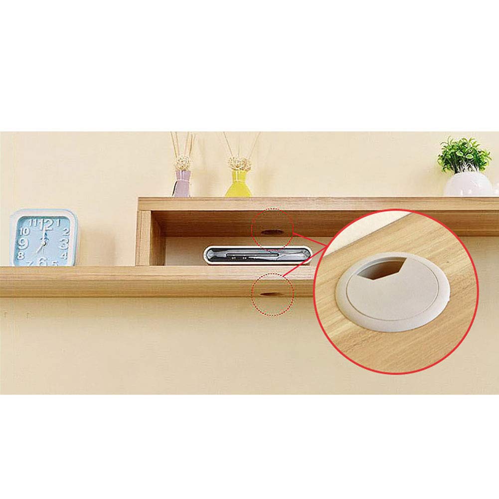 Modern Floating TV Shelf - 2-Tier Wall Mounted Media Console for Cable Box, Router, DVD Player & Remote Control - Perfect for Living Room, Bedroom & Home Theater Setup
