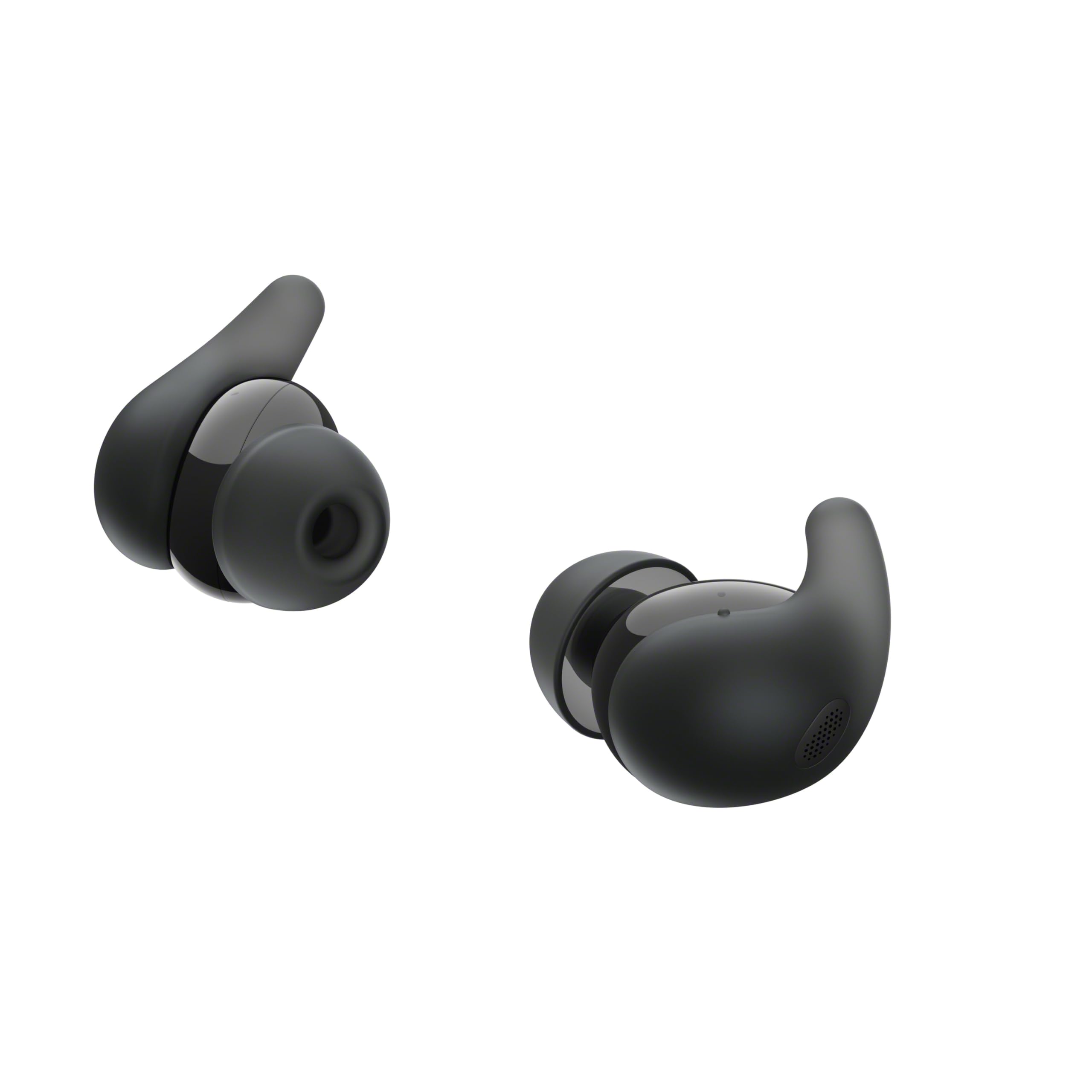 Sony LinkBuds Fit Truly Wireless Noise Canceling Earbuds - Lightweight Bluetooth Headphones with Secure Air Fitting Supporters, Black - Perfect for Running, Workouts & Commuting