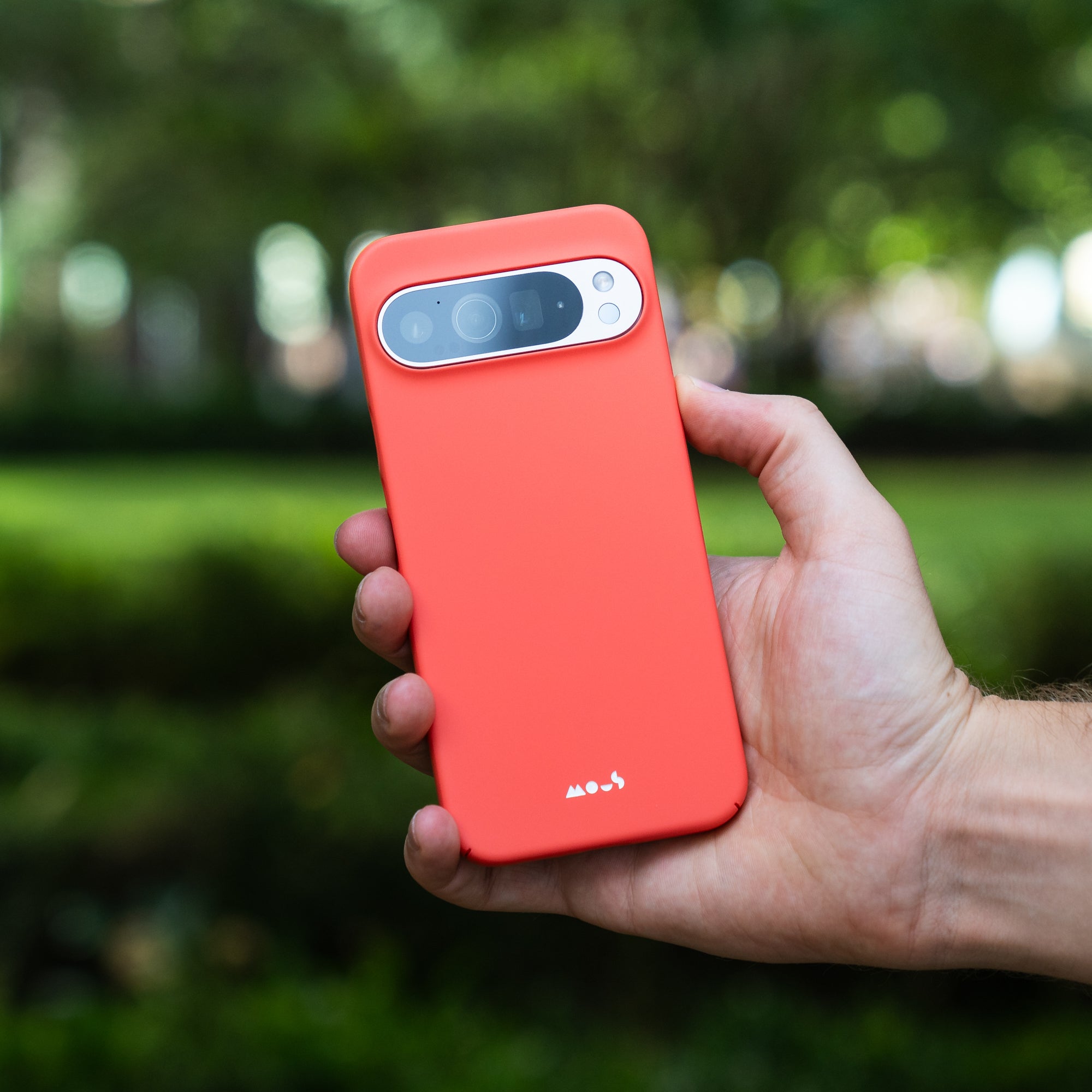 Ultra Thin MagSafe Compatible iPhone Case - Hot Coral | Slim Protective Cover for iPhone 12/13/14 Pro | Perfect for Everyday Use, Travel & Outdoor Activities