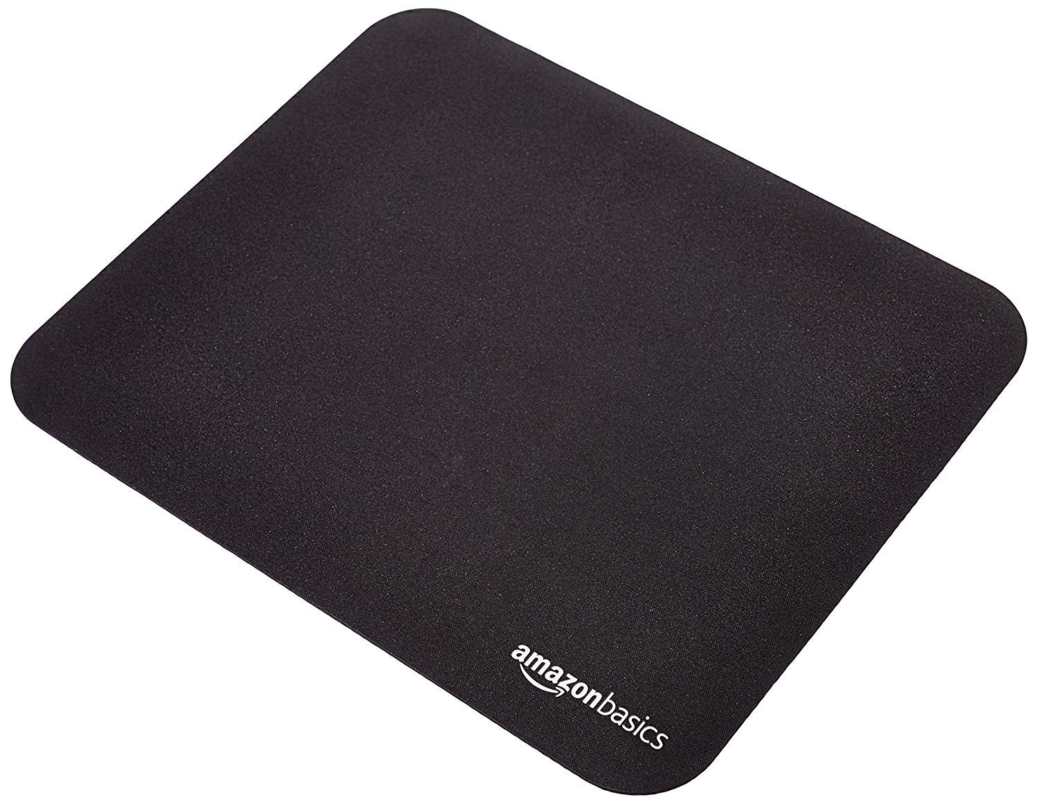 AmazonBasics 3-Button USB Wired Computer Mouse (Black) & Gaming Mouse Pad - 1-Pack | Ergonomic Design for Office Work, Gaming & Home Computing