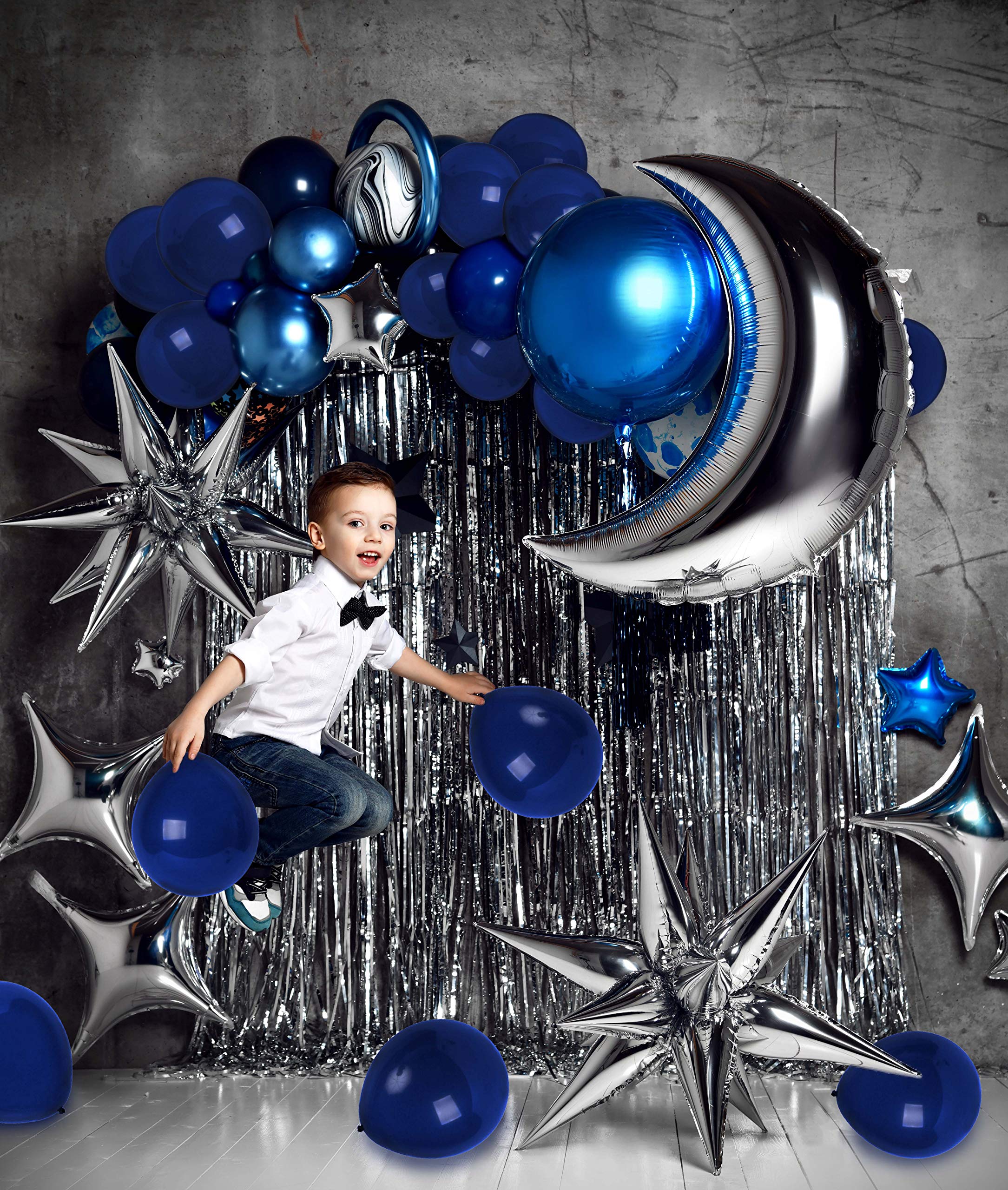 10 Inch Matte Navy Blue Latex Balloons - 100 Pack for Helium or Air - Dark Blue & Midnight Blue Balloons - Perfect for Graduation Decor, Wedding Decorations, Birthday Parties & Baby Showers