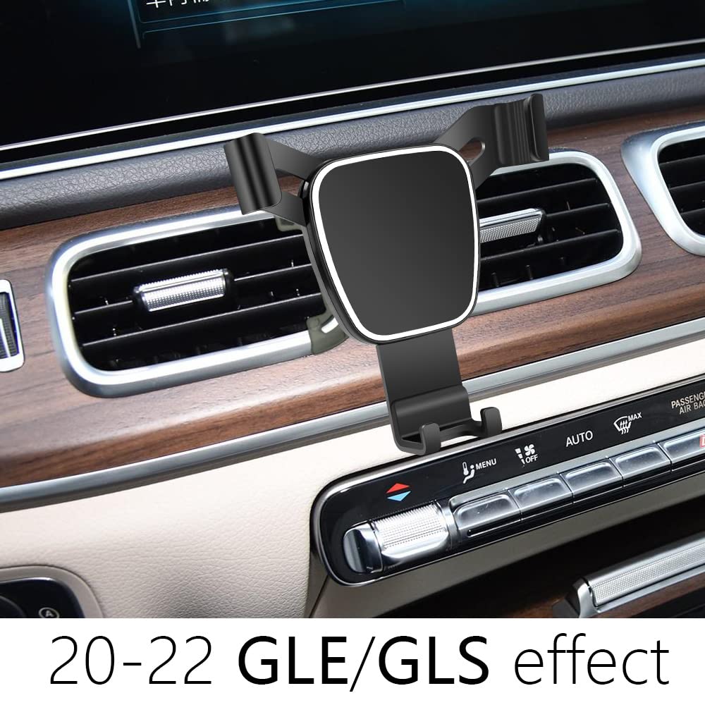 Premium Car Phone Holder Mount for 2020-2025 Mercedes Benz GLE & GLS Class - Universal Dashboard Air Vent Clip for iPhone 15/14/13, Samsung Galaxy - Perfect for GPS Navigation & Hands-Free Driving