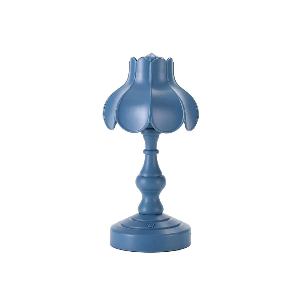 Pastel Lotus Table Lamp - Soft Pink Bedside Light for Nursery, Bedroom & Living Room - Romantic & Soothing Ambience Lighting