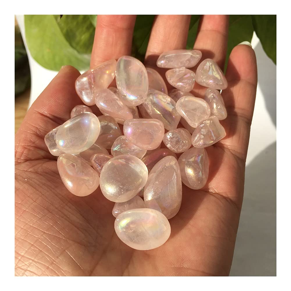 Natural Rose Quartz Crushed Stone - 500g for Aquarium, Garden Decor, Healing Crystals & DIY Crafts | Energy Stone for Home, Office & Spiritual Use