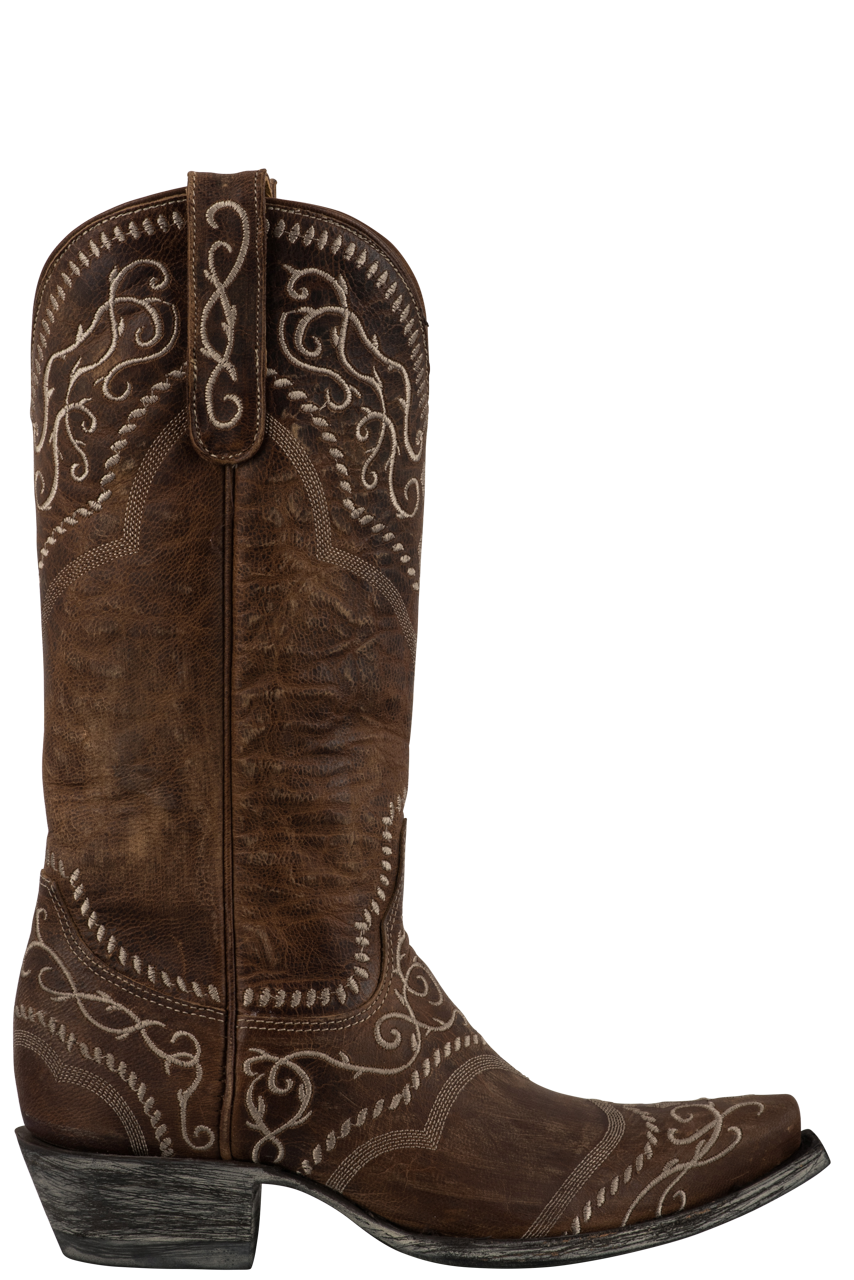 Old Gringo Sintra Oryx Cowgirl Boots for Women - Genuine Leather Western Boots with Comfortable Fit - Perfect for Country Dancing, Rodeo Events & Casual Wear (Brown)