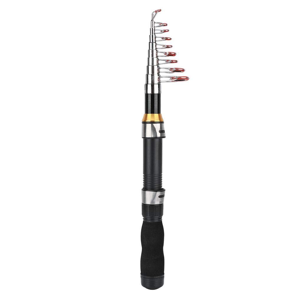 Portable Telescopic Fishing Rod - Compact & Lightweight for Travel, Saltwater & Freshwater Fishing - Ideal for Bass, Trout, and Sea Fishing - Perfect for Camping, Hiking, and Outdoor Adventures