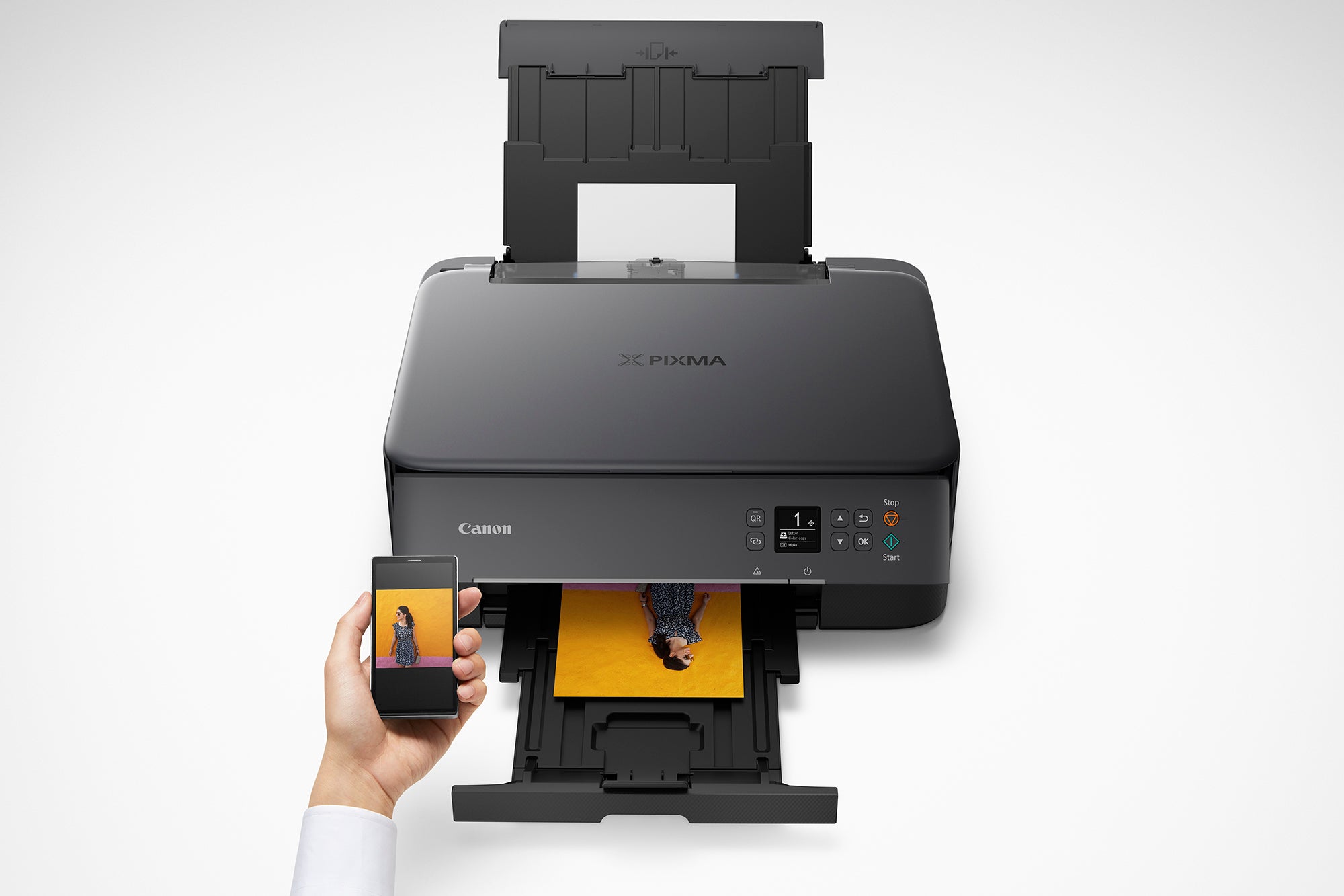 CANON PIXMA TS5370a All-in-One Wireless Printer with Scanner & Copier - Ideal for Home Office, School Projects, and Small Business Printing Needs