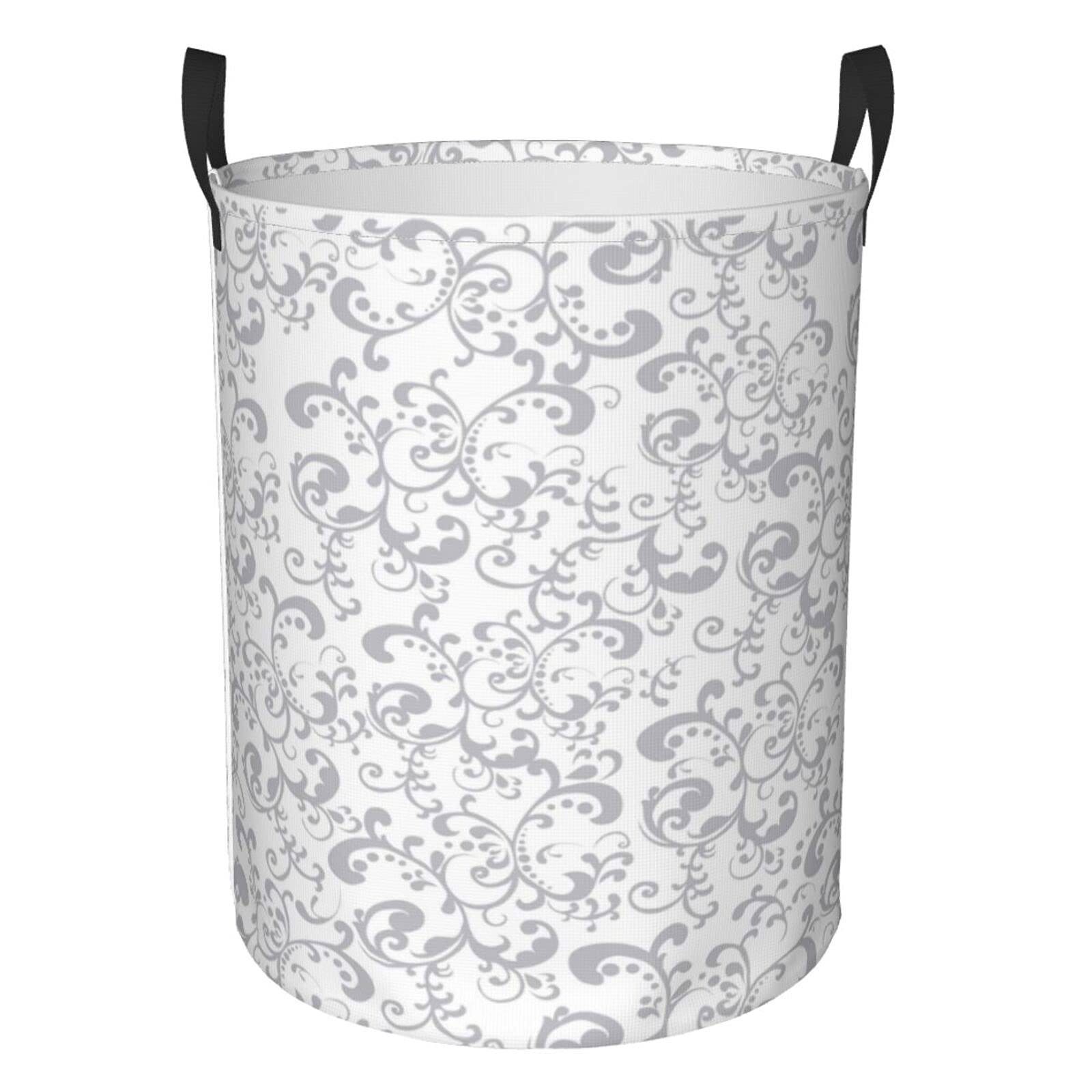Foruidea Floral Pattern Laundry Basket - Collapsible Clothes Hamper with Oxford Fabric, Storage Bin for Home, Office, Dorm & Nursery | Perfect for Organizing Clothes, Toys & Gifts (Washable & Space-Saving)