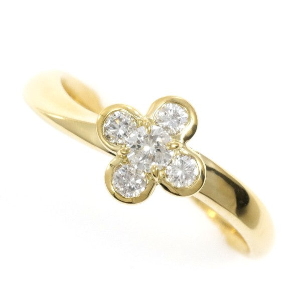18K Yellow Gold Diamond Ring for Women - Elegant Solitaire Engagement & Wedding Band - Perfect for Proposals, Anniversaries & Special Occasions