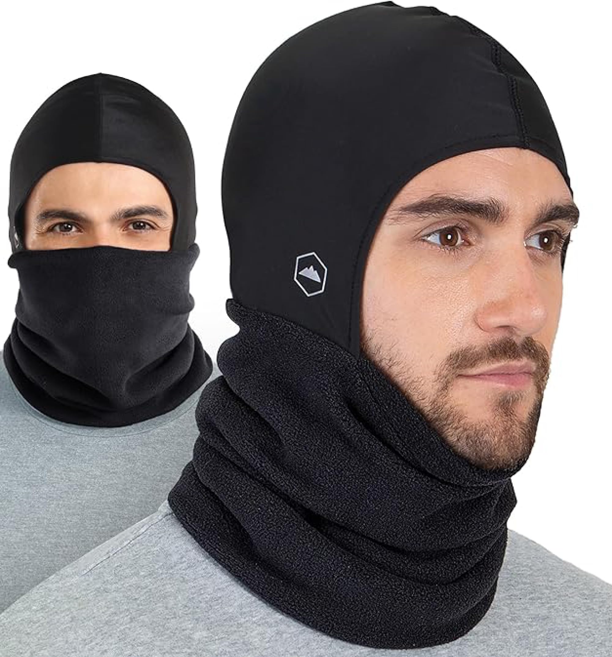 Winter Neck Warmer Fleece Balaclava - Unisex Ski Mask & Cold Weather Face Cover for Men & Women - Motorcycle Helmet Liner for Snowboarding, Skiing, Cycling & Outdoor Activities