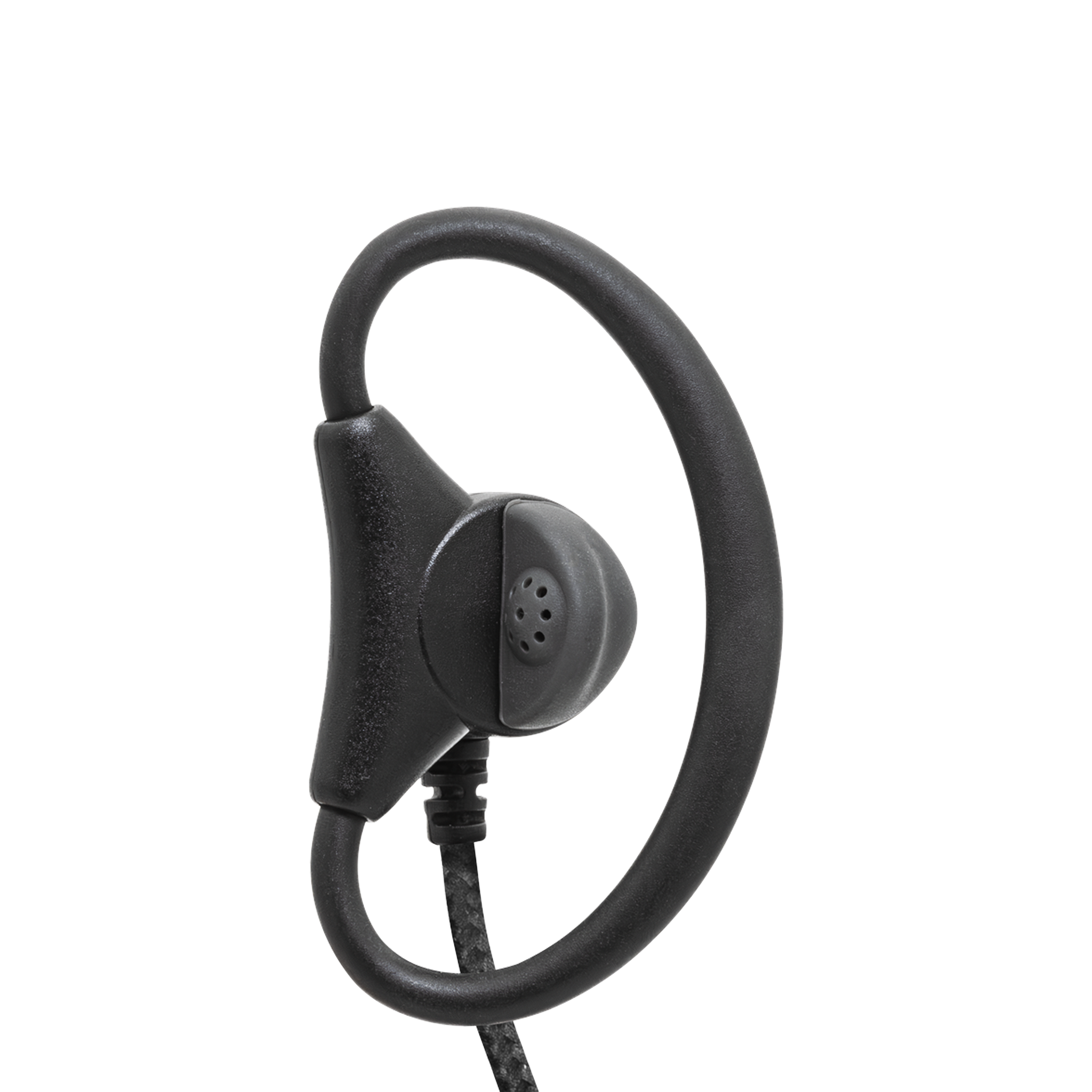 Atlantic Radio DRA1W M 1 Wire D Ring Adjustable Earpiece - Secure & Comfortable Headset for Security Guards, Retail Staff & Customer Service Professionals